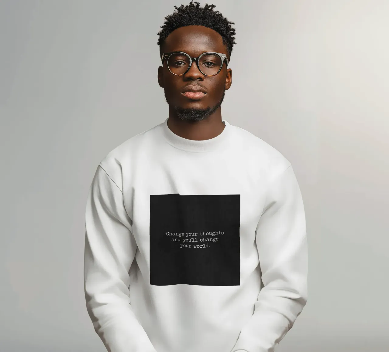 Change Your Thoughts and You'll Change Your World Be Mindful sweatshirt by Summer Soul Co. - Quotes