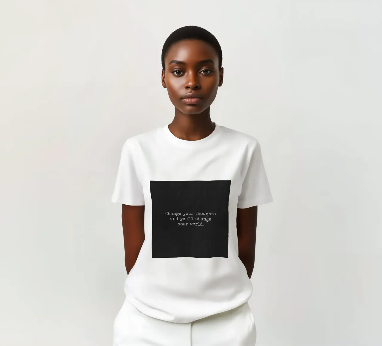 Change Your Thoughts and You'll Change Your World Be Mindful t-shirt by Summer Soul Co. - Quotes