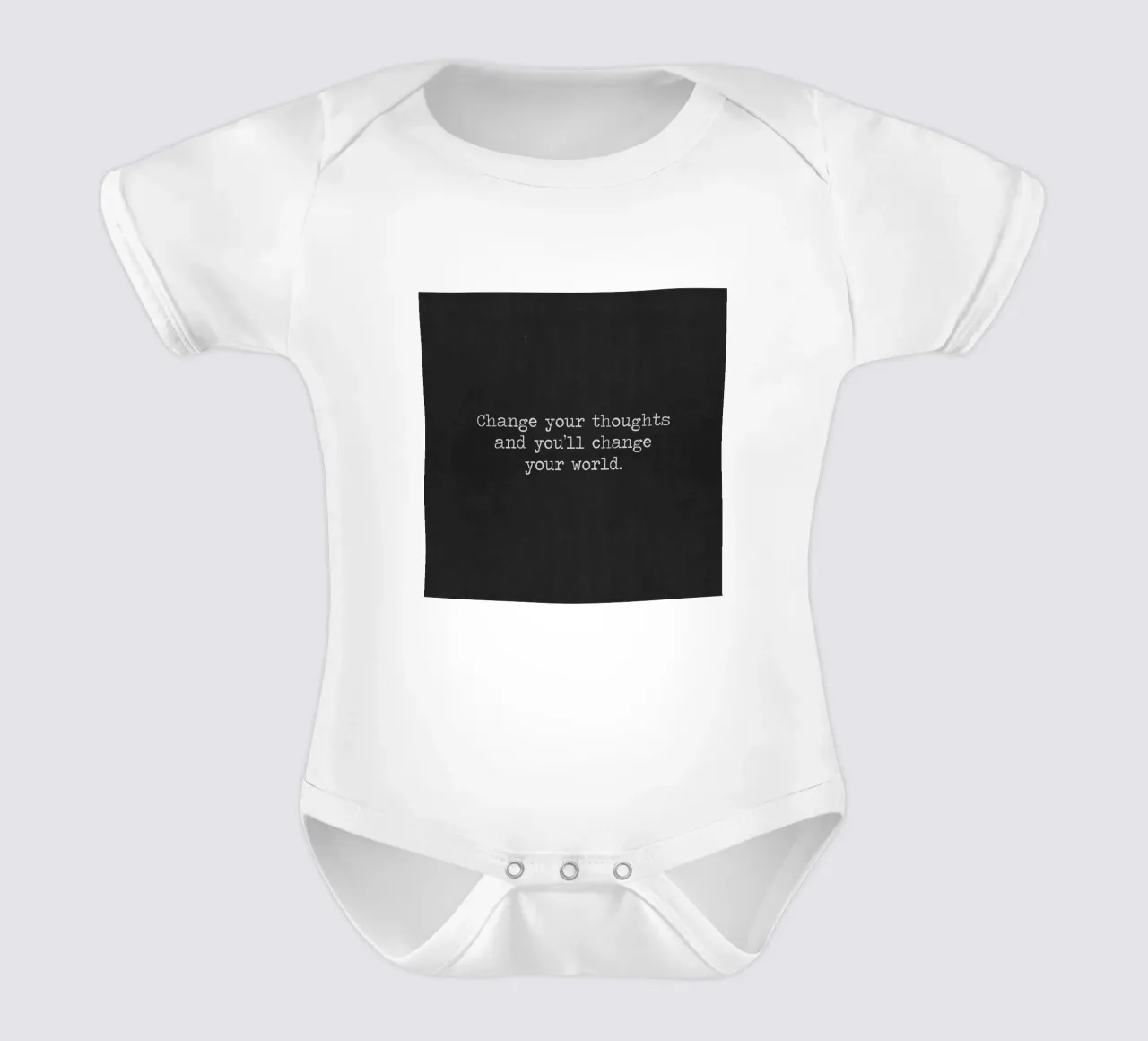 Cambiate i vostri pensieri e cambierete il vostro mondo Be Mindful body neonato maniche corte da Summer Soul Co. - Quotes