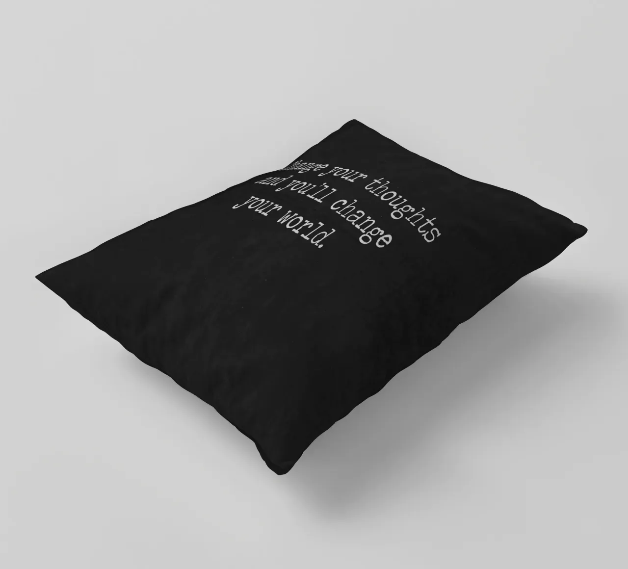 Change Your Thoughts and You'll Change Your World Be Mindful decorative cushion by Summer Soul Co. - Quotes