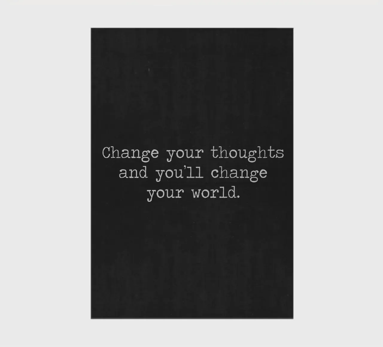 Change Your Thoughts and You'll Change Your World Be Mindful notebook by Summer Soul Co. - Quotes