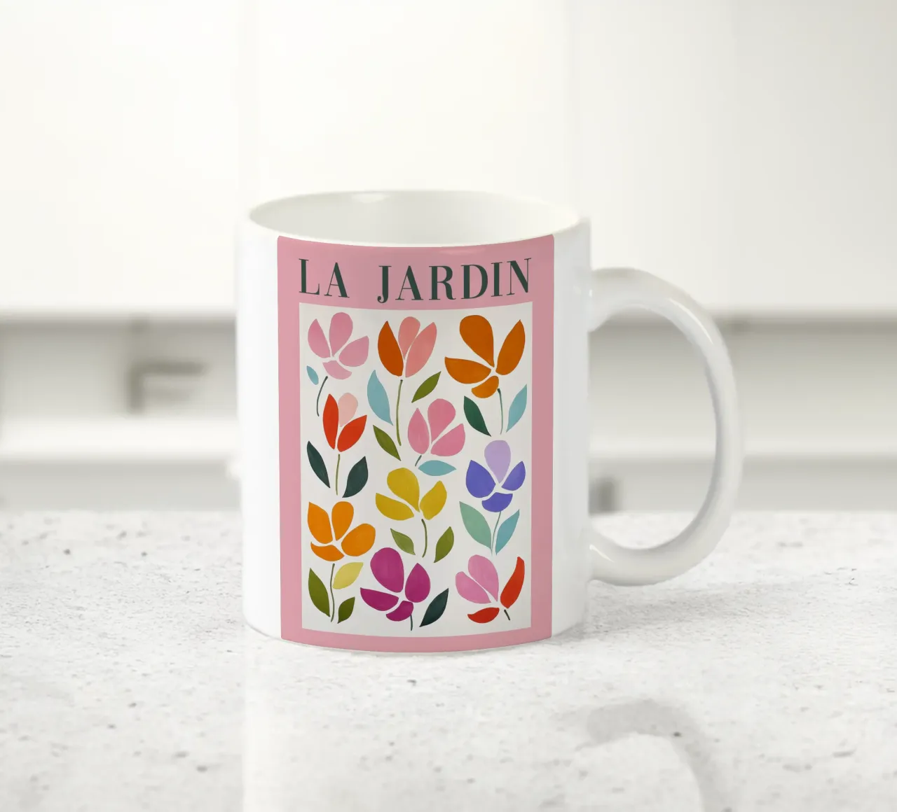 "Fiori estivi "La Jardin tazza in ceramica da Carinaprint