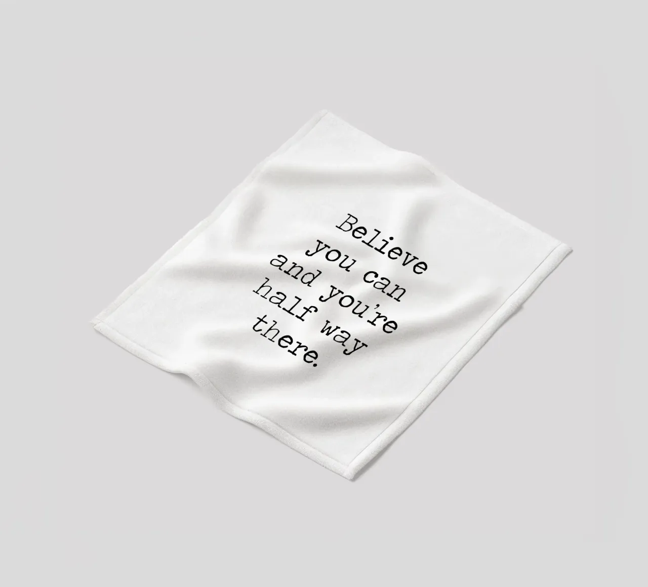 Credi di poterlo fare e sei già a metà strada Theodore Roosevelt coperta in pile da Summer Soul Co. - Quotes