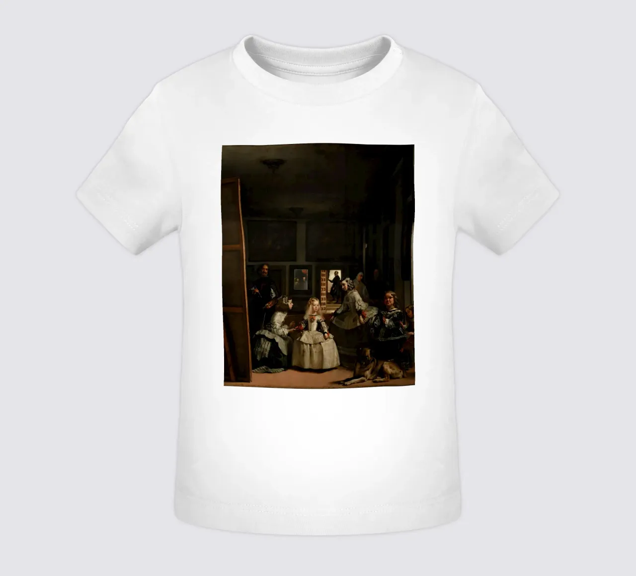Diego Velázquez - Las Meninas (Le damigelle d'onore) maglietta neonato da Timeless Artworks