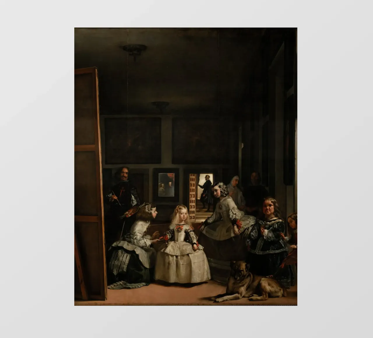 Diego Velázquez - Las Meninas (Le damigelle d'onore) pellicola backlit da Timeless Artworks