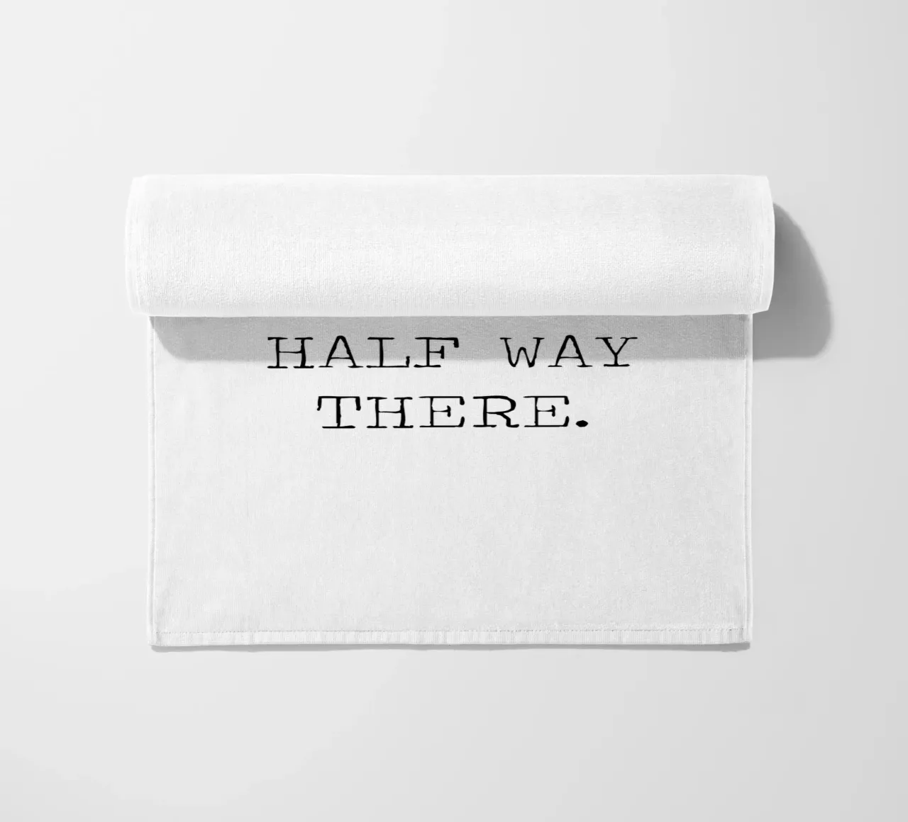 Believe You Can and You're Half Way There Theodore Roosevelt beach towel by Summer Soul Co. - Quotes