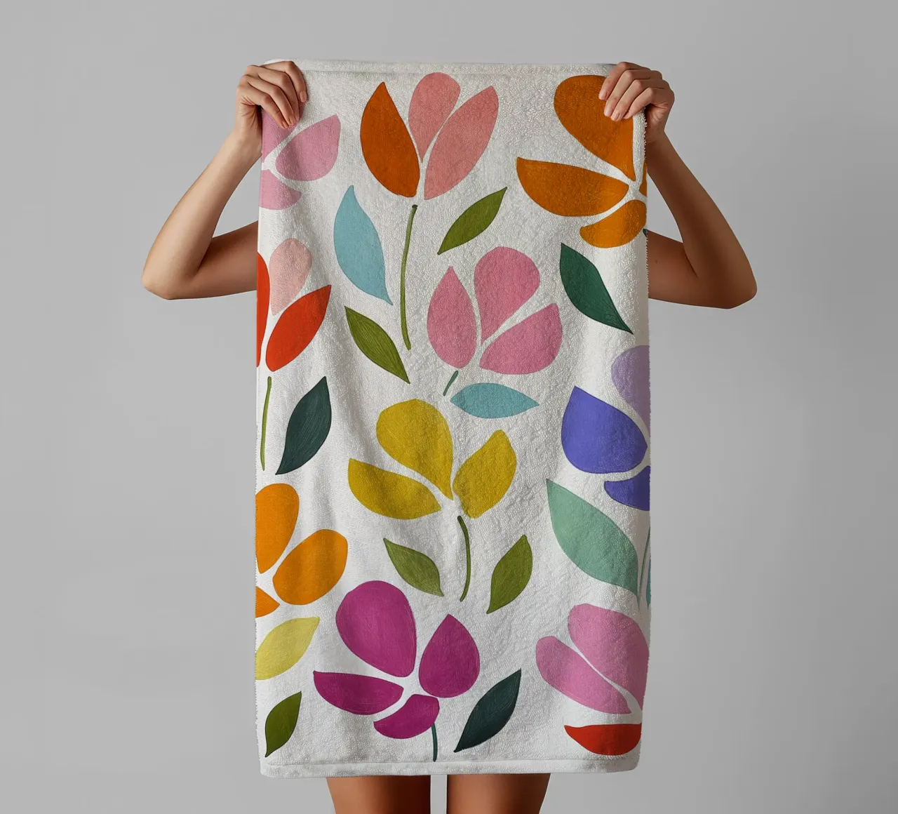 "Bouquet di primavera "La Jardin asciugamano da bagno da Carinaprint