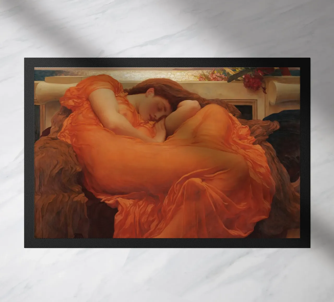 Frederic Leighton - Giugno fiammeggiante zerbino da Timeless Artworks