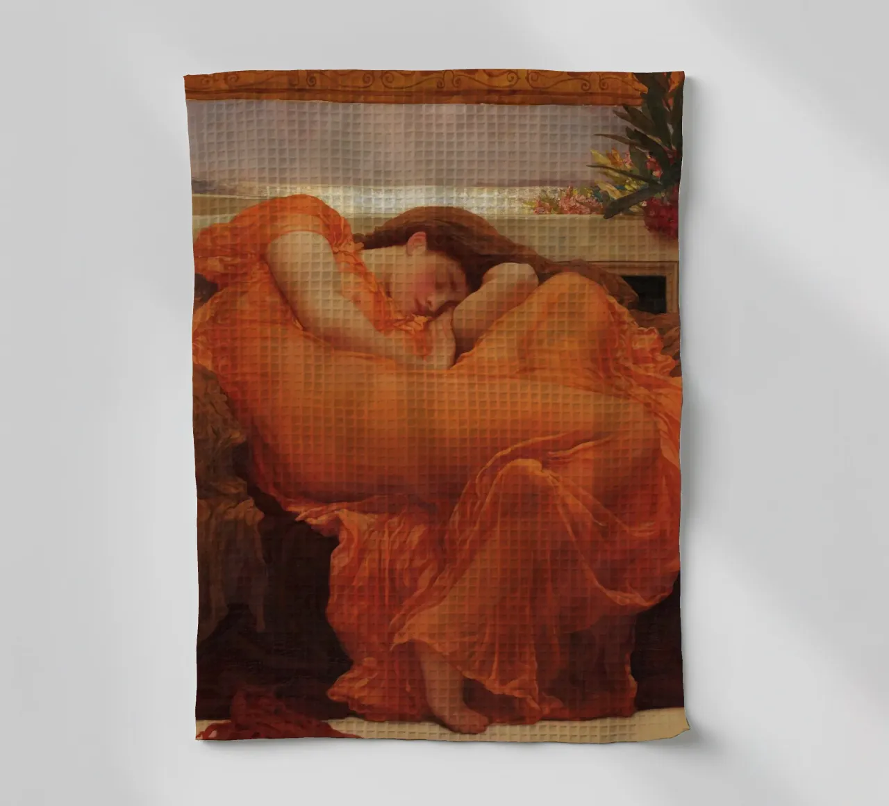 Frederic Leighton - Giugno fiammeggiante canovaccio da cucina da Timeless Artworks
