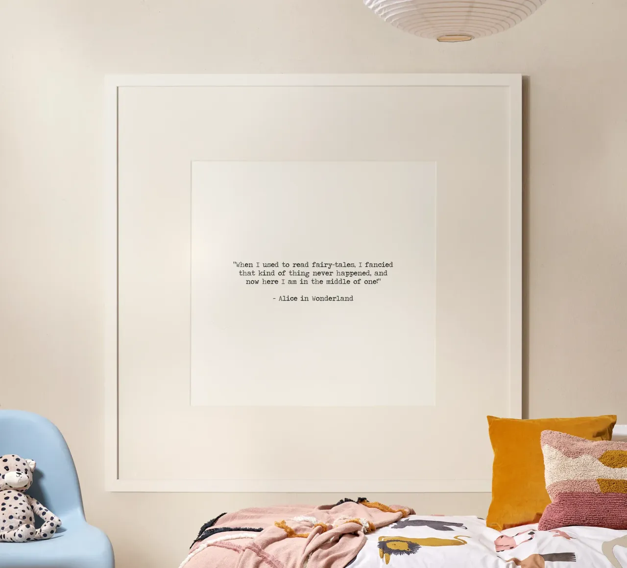 When I used to read fairy-tales now here I am in Alice Quote hahnemühle by Summer Soul Co. - Quotes