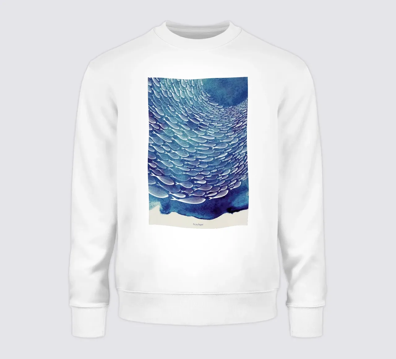 Fish Shoal felpa da Mie Frey Damgaard