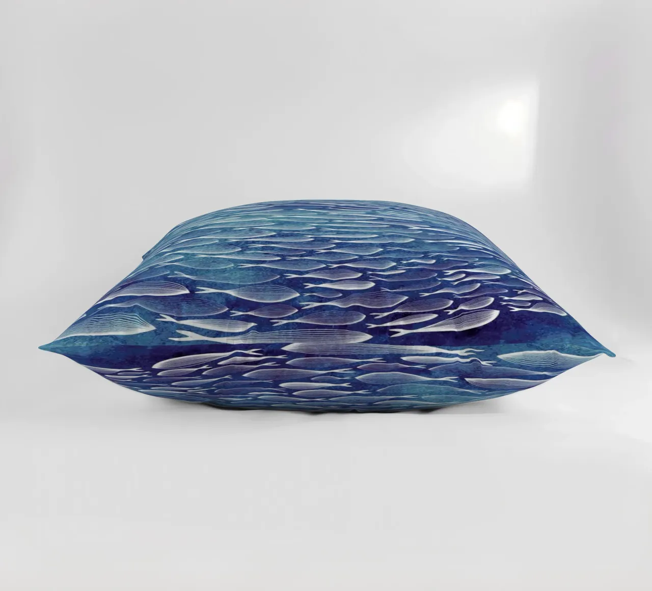 Fish Shoal decorative cushion by Mie Frey Damgaard