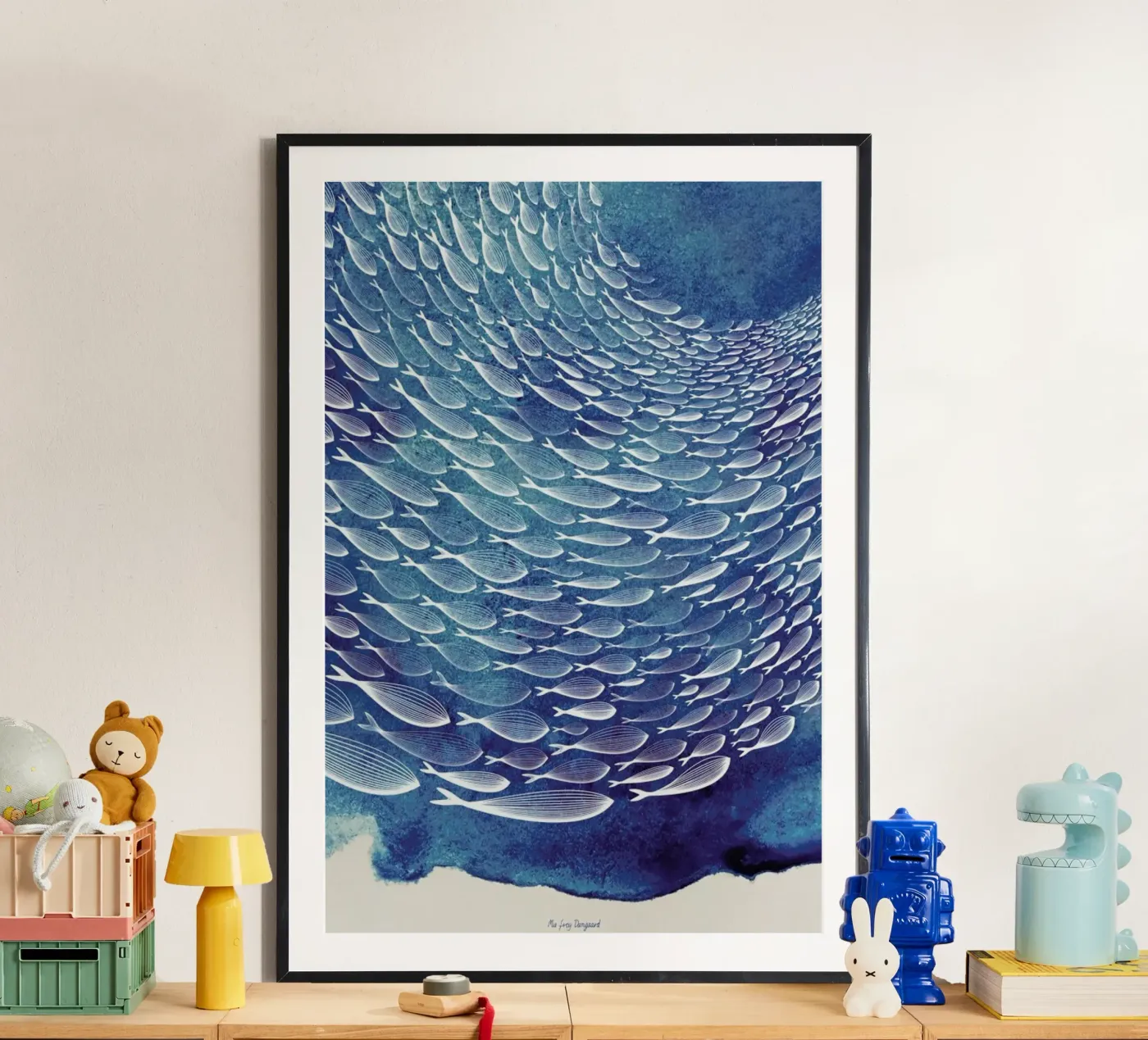 Fish Shoal poster da Mie Frey Damgaard