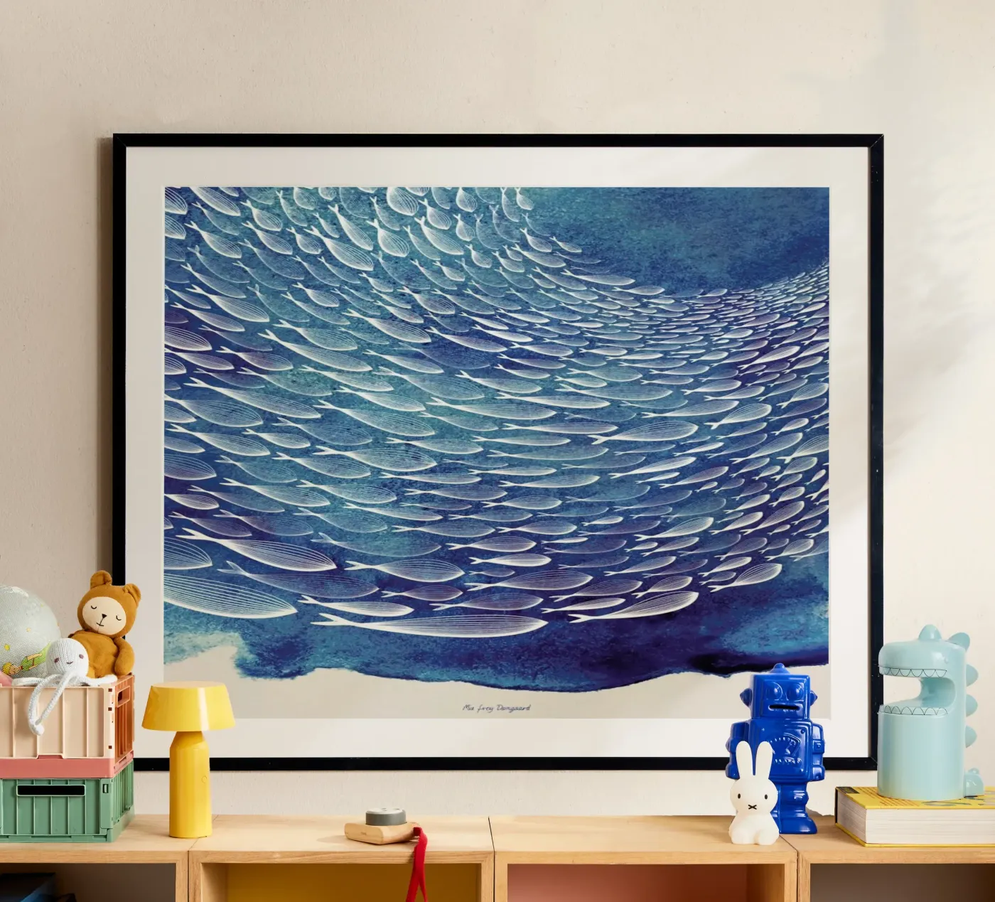 Fish Shoal poster da Mie Frey Damgaard