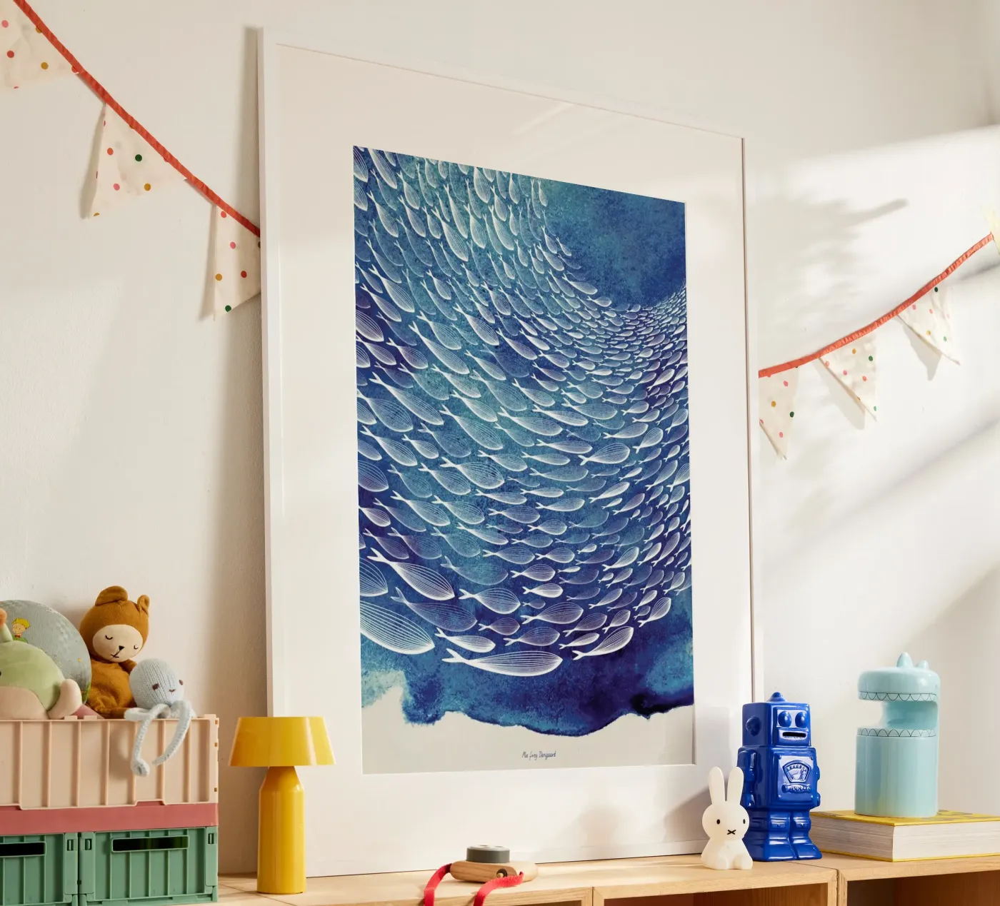 Fish Shoal poster da Mie Frey Damgaard