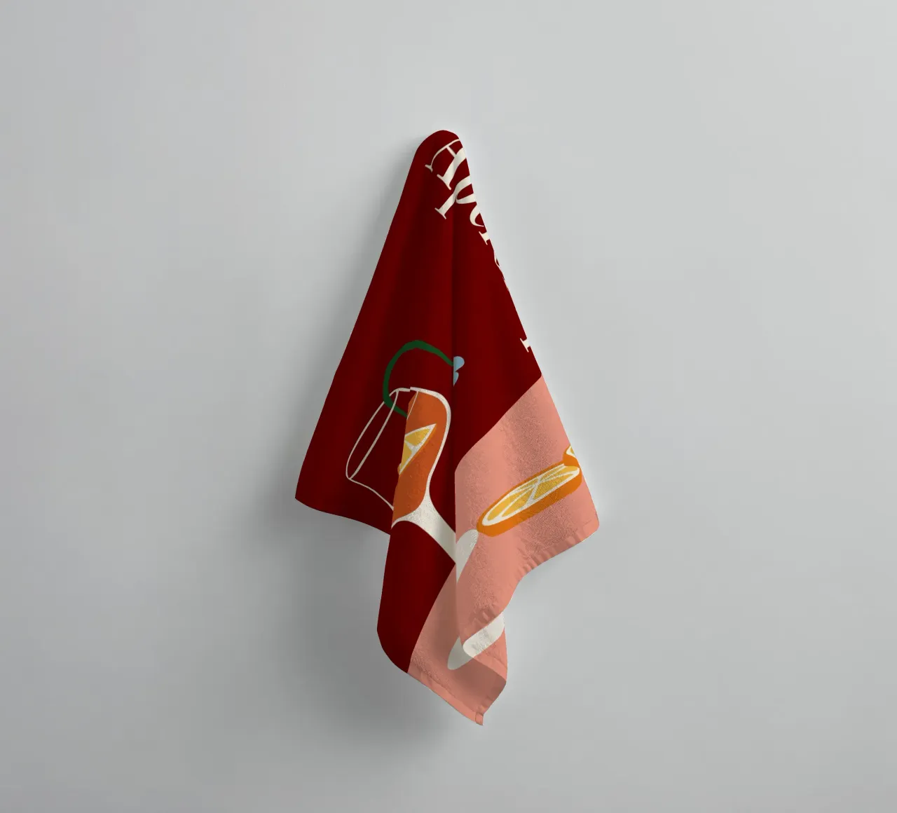 Aperol spritz asciugamano da bagno da Miho Art Studio