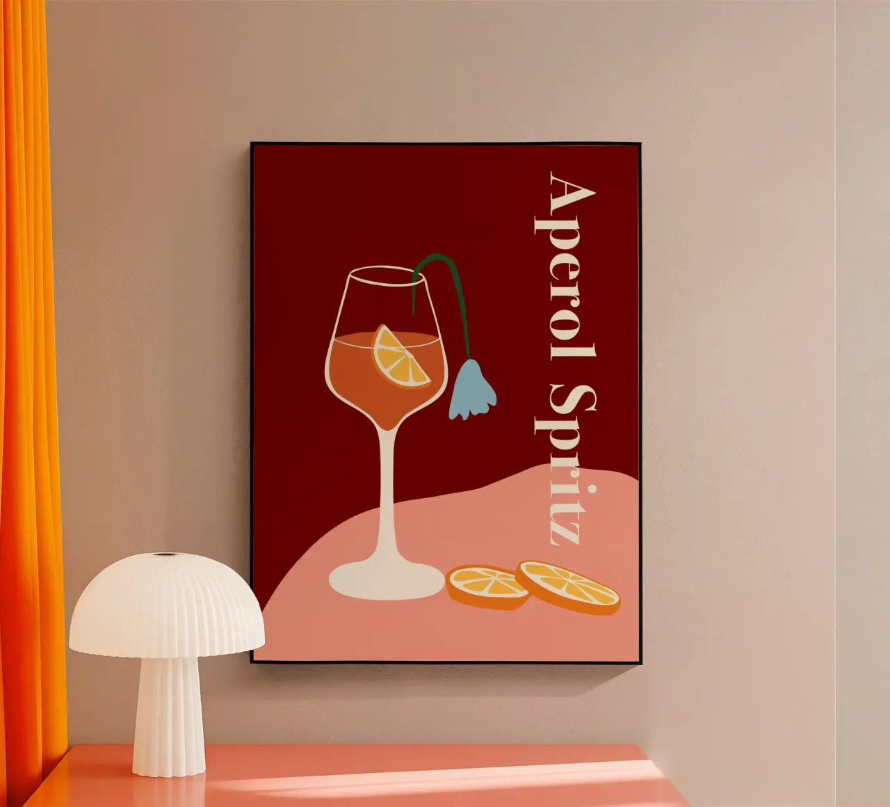 Aperol spritz plexiglass da Miho Art Studio