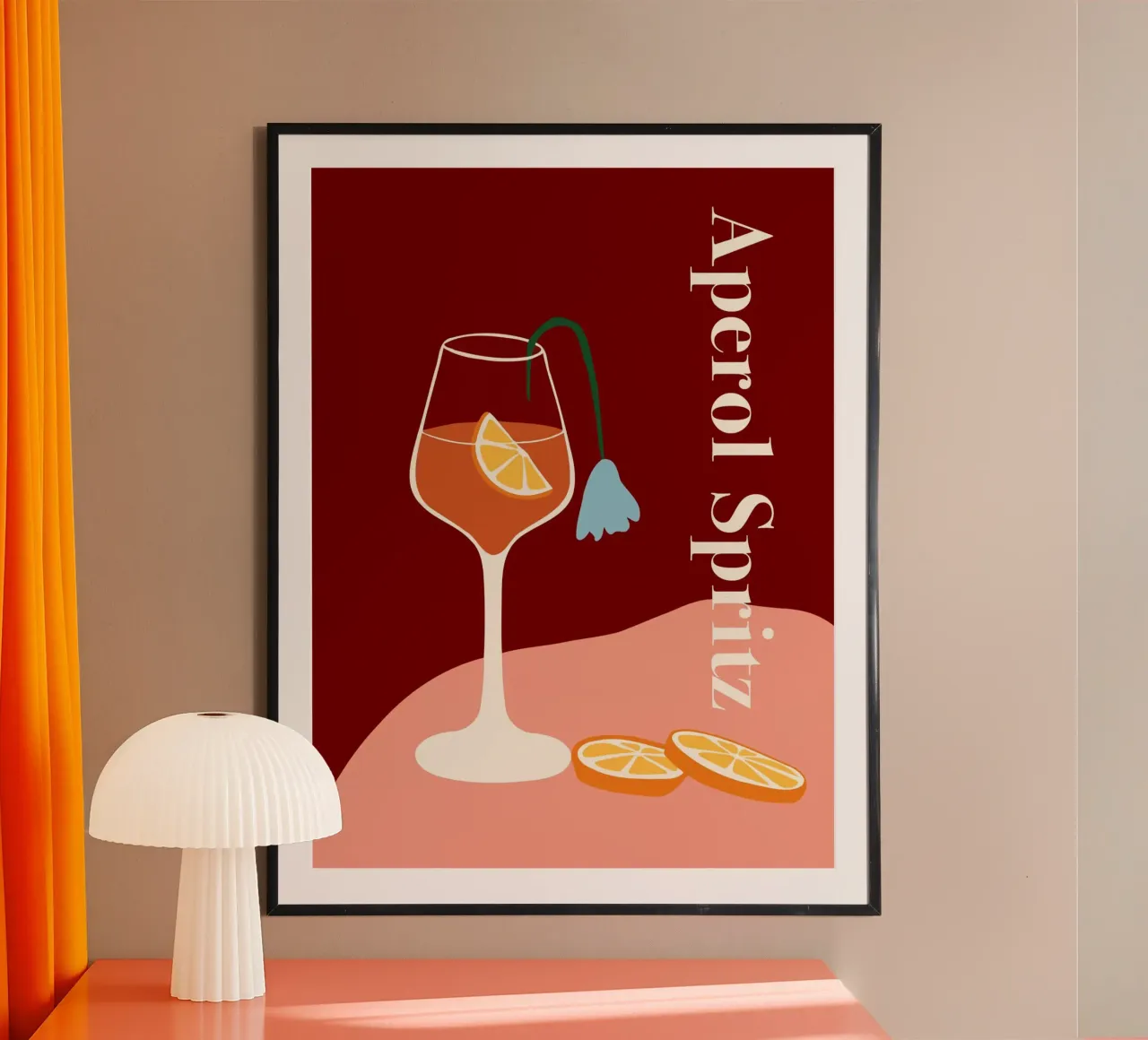 Aperol spritz carta hahnemühle da Miho Art Studio