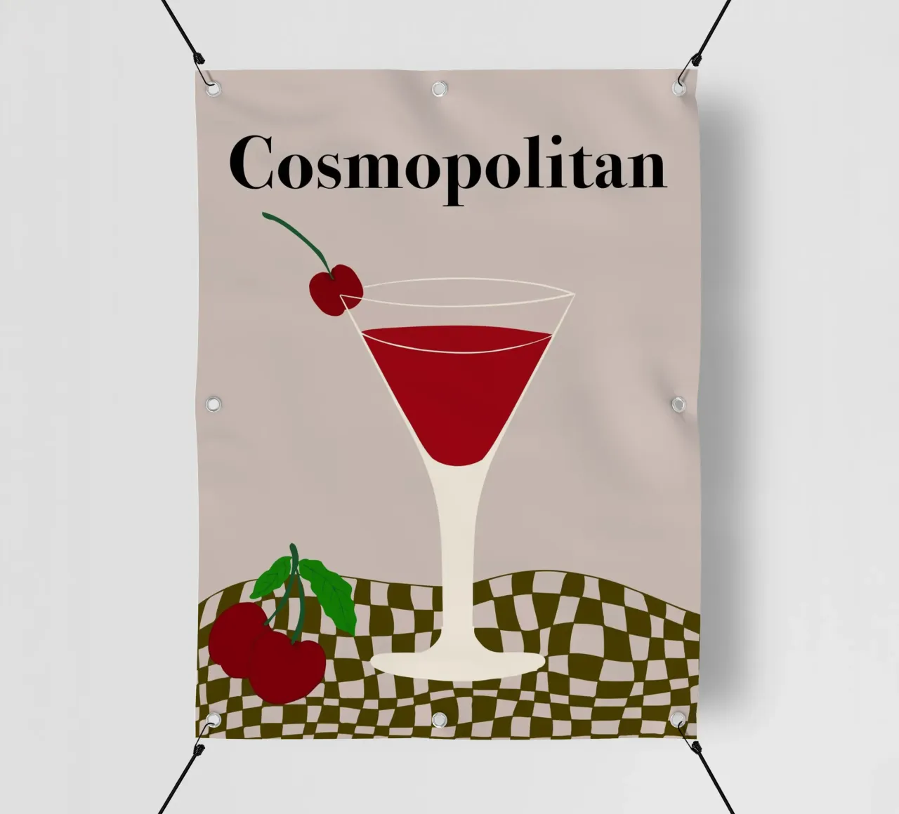 Cosmopolitan telo in pvc da Miho Art Studio