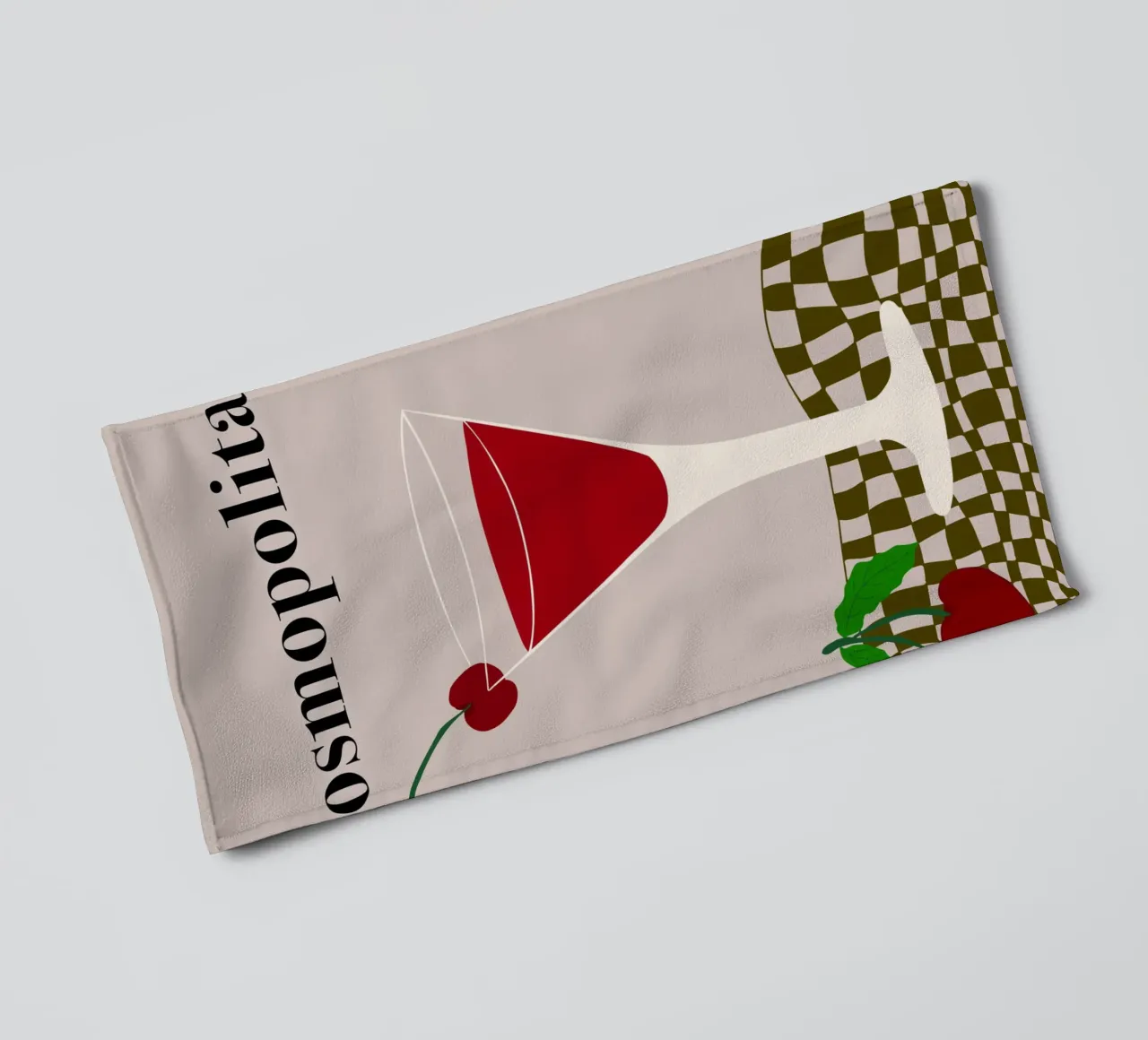 Cosmopolitan asciugamano da bagno da Miho Art Studio