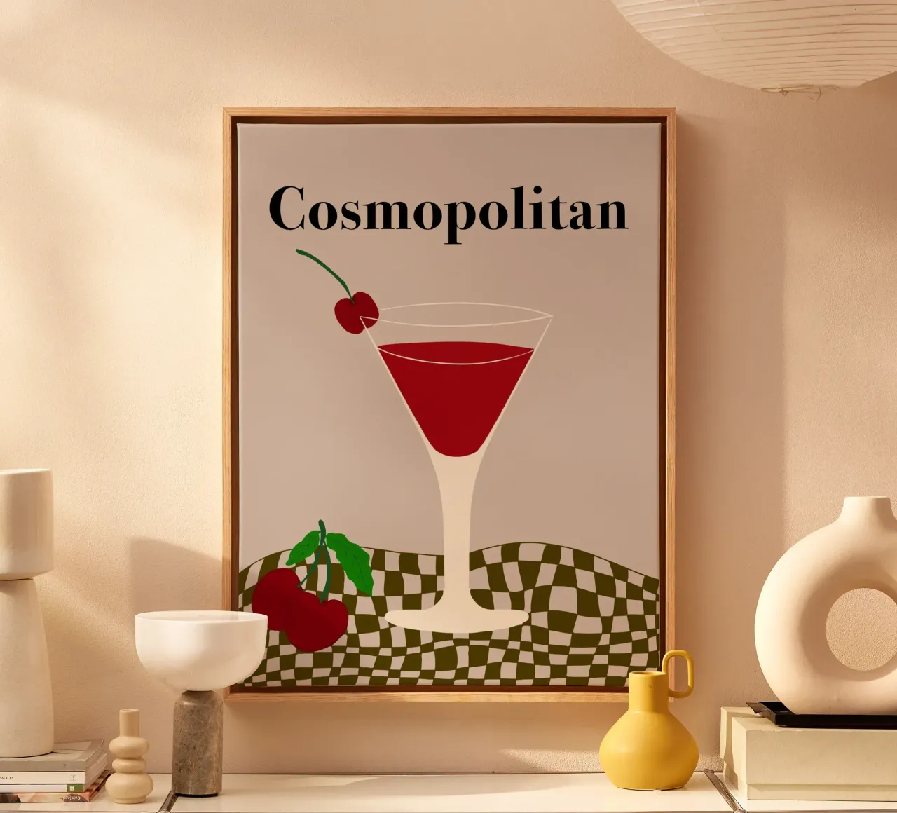 Cosmopolitan canvas by Miho Art Studio
