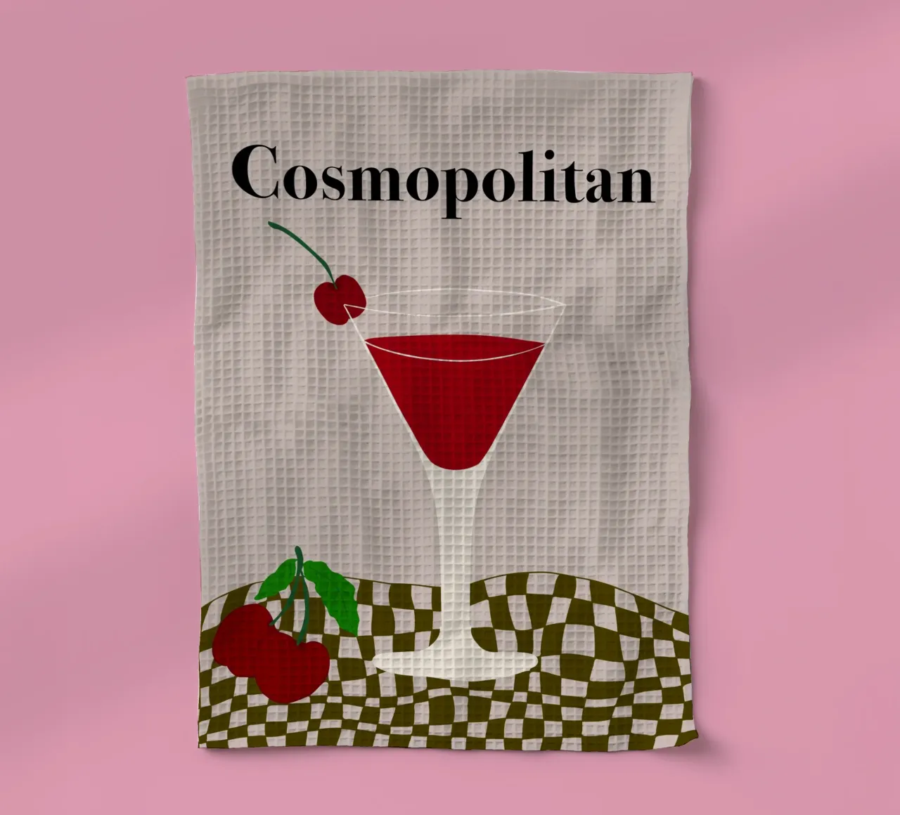 Cosmopolitan canovaccio da cucina da Miho Art Studio