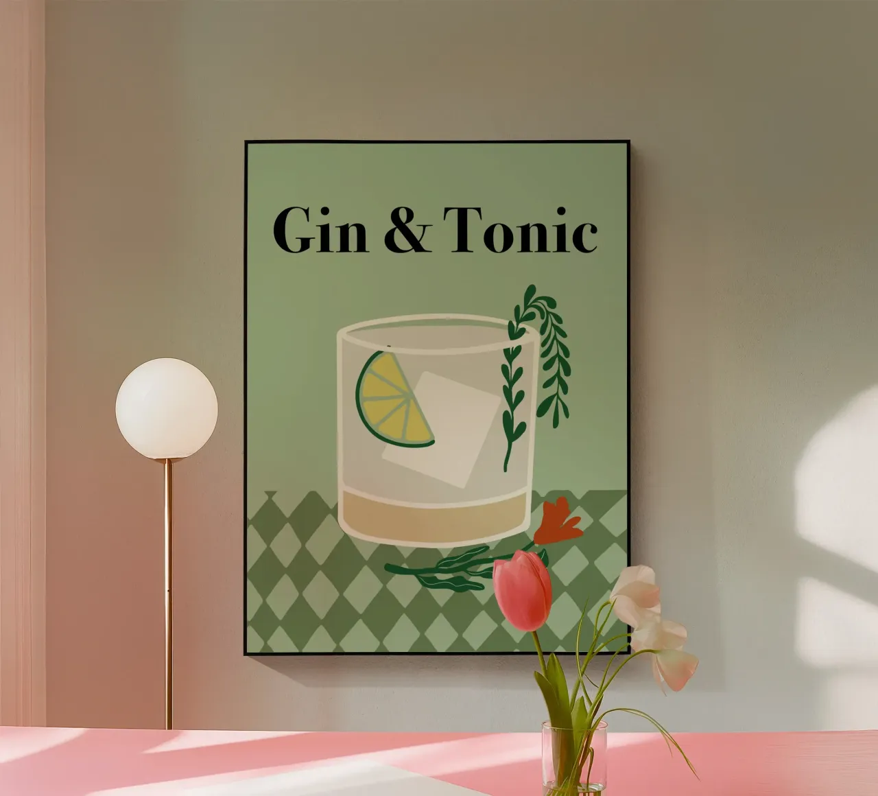 Gin & Tonic plexiglass da Miho Art Studio