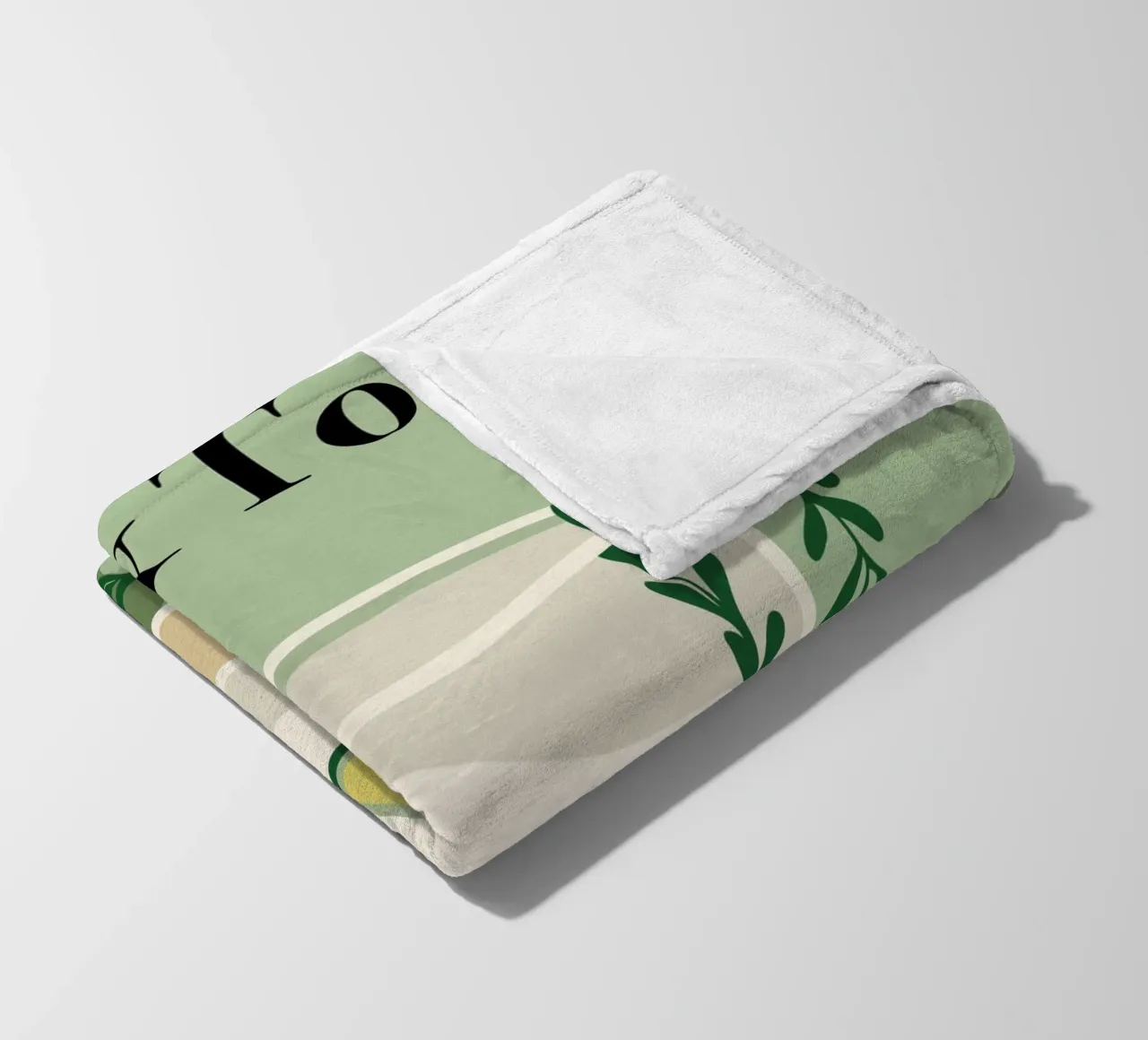 Gin & Tonic coperta in pile da Miho Art Studio