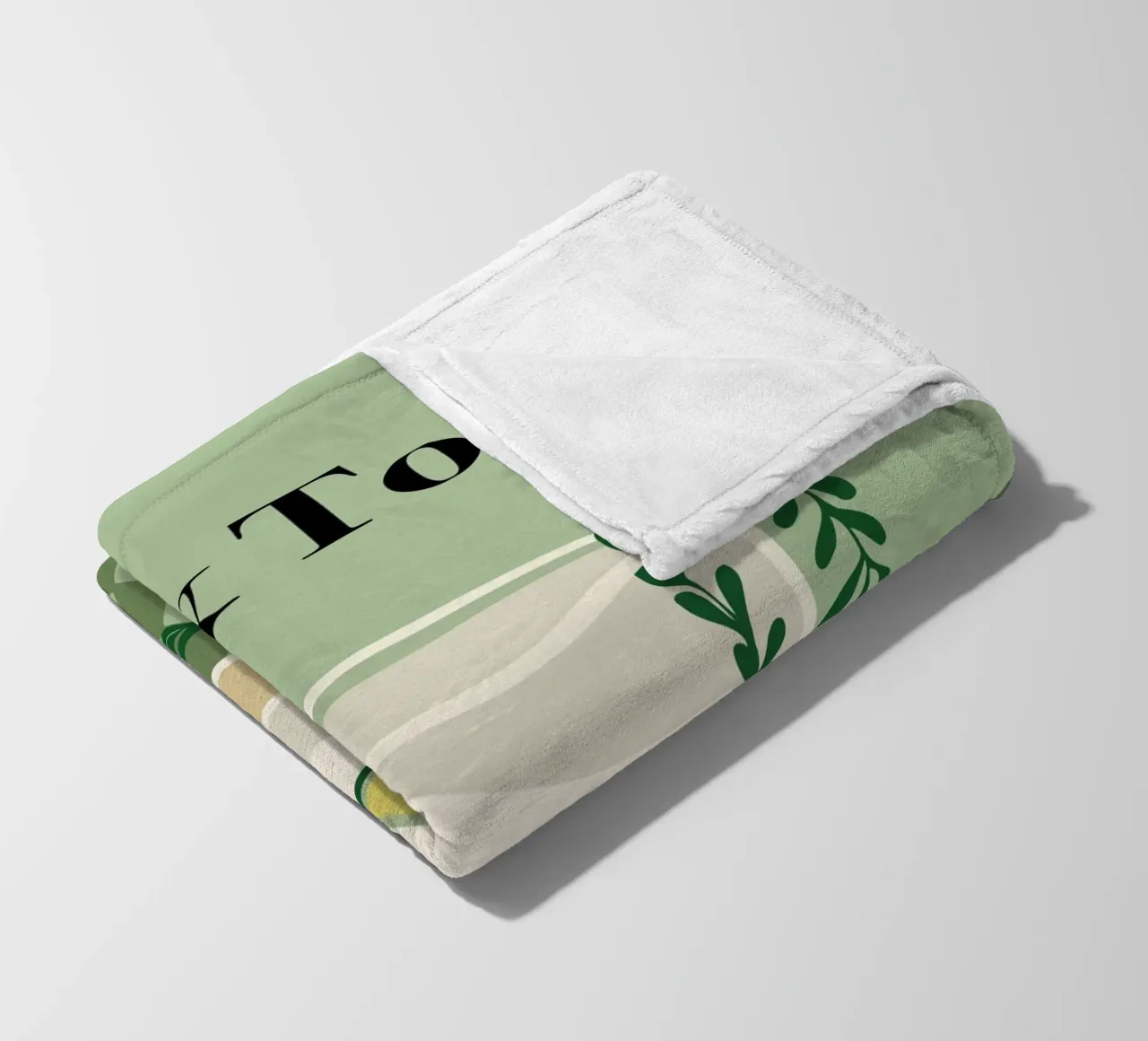 Gin & Tonic coperta in pile da Miho Art Studio