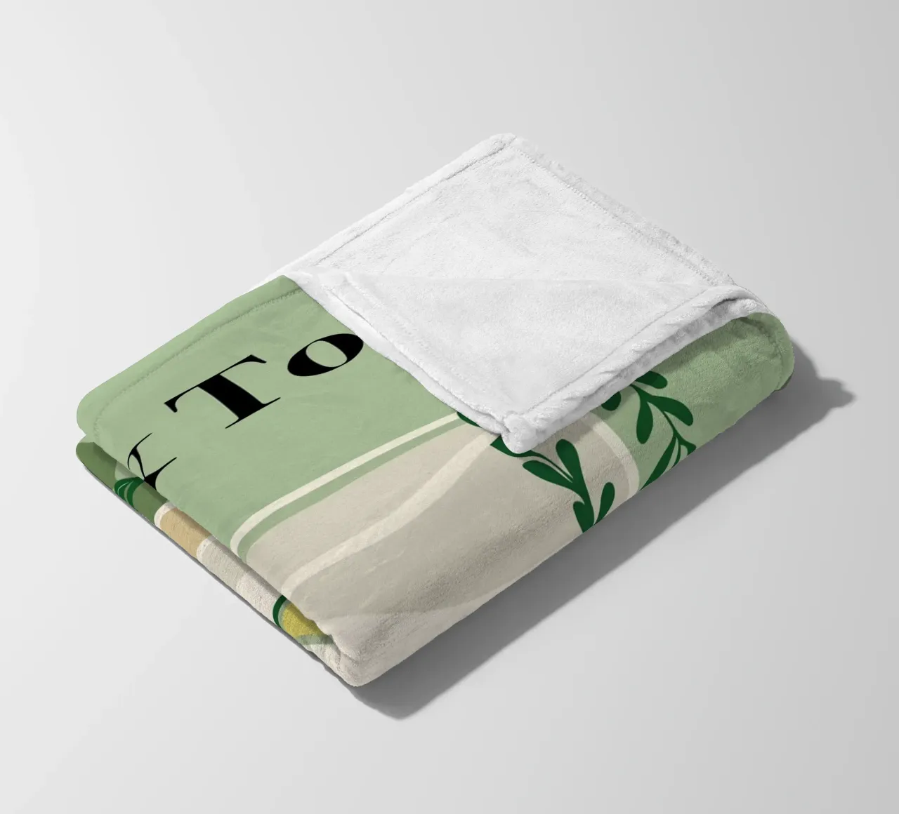 Gin & Tonic coperta in pile da Miho Art Studio
