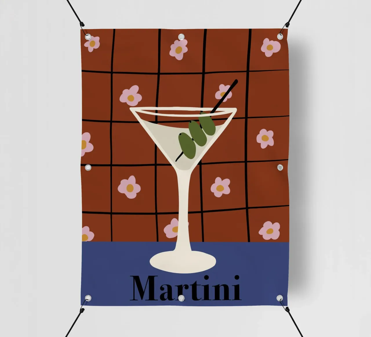 Martini telo in pvc da Miho Art Studio