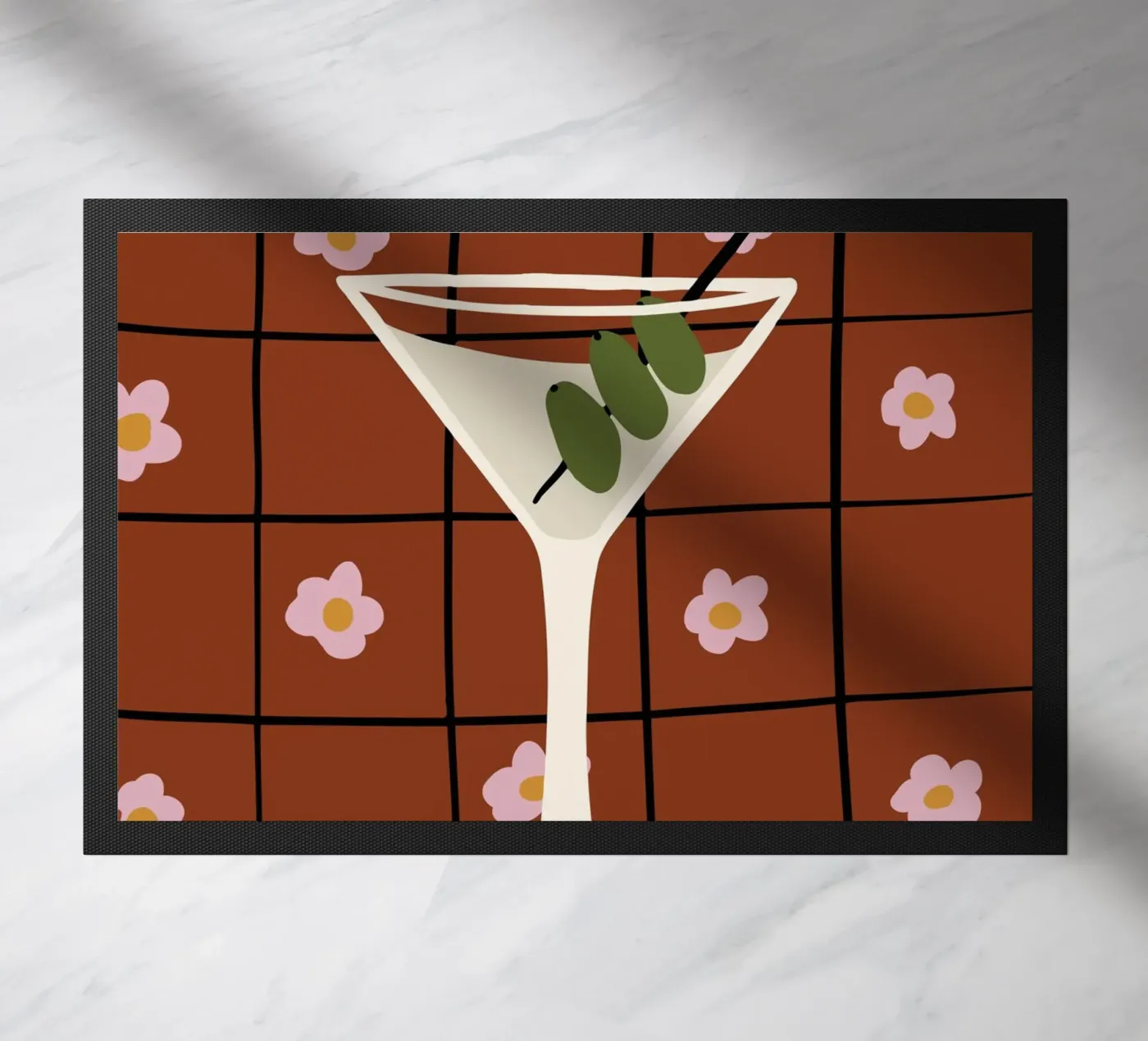 Martini deurmat van Miho Art Studio