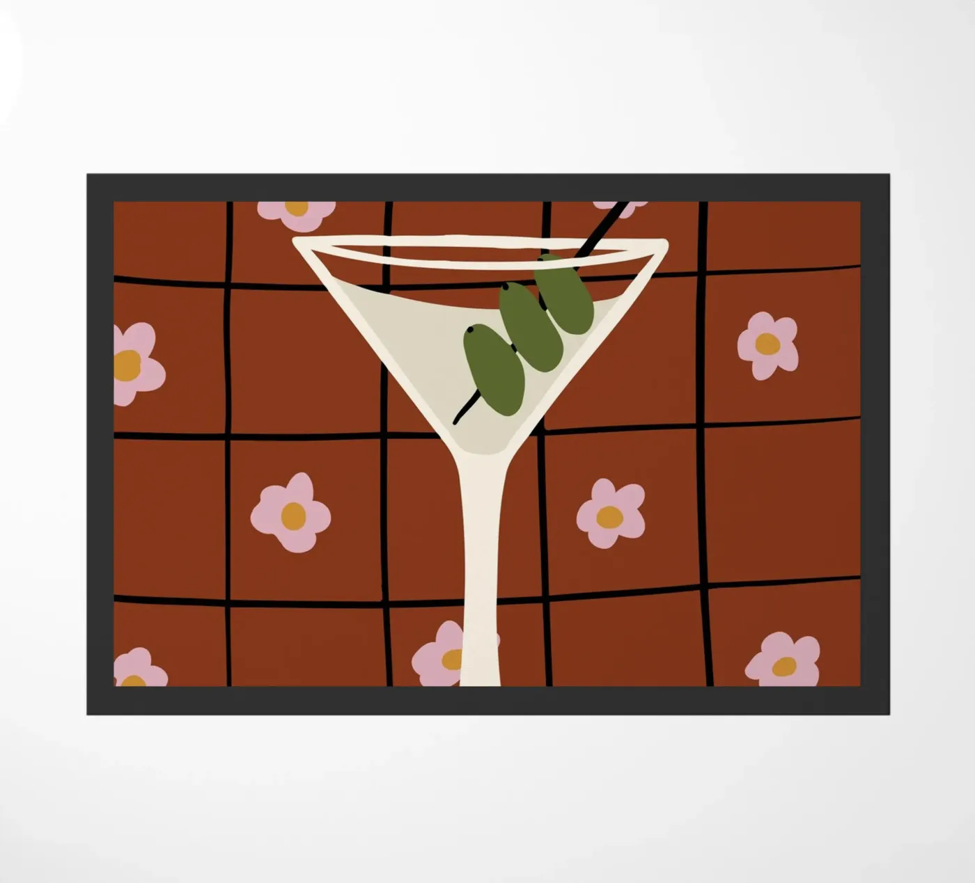 Martini deurmat van Miho Art Studio