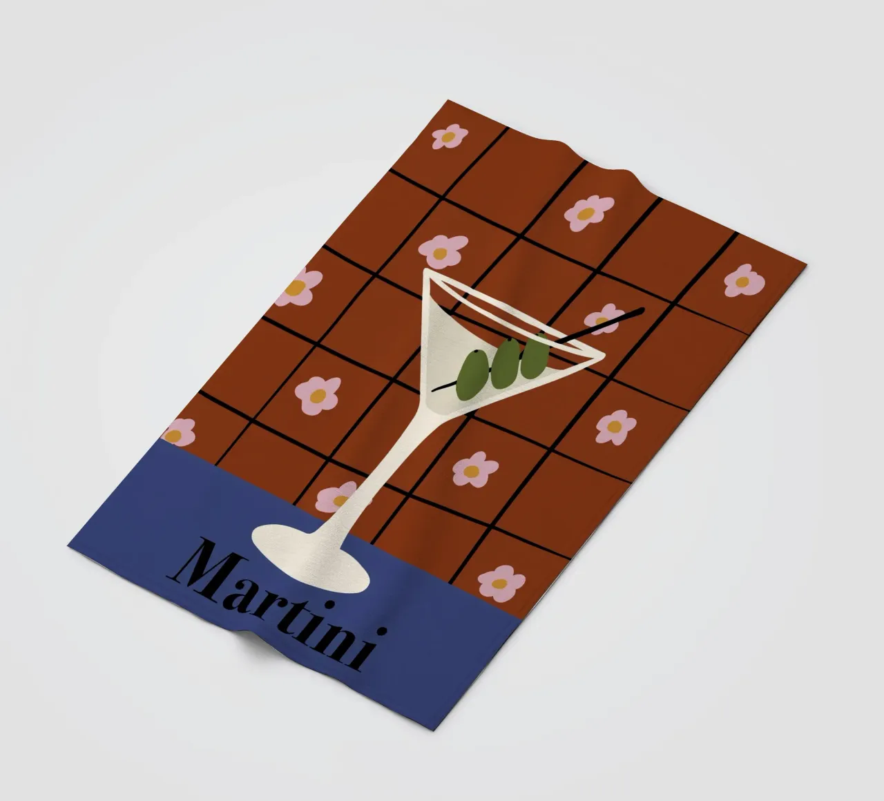 Martini coperta in pile da Miho Art Studio
