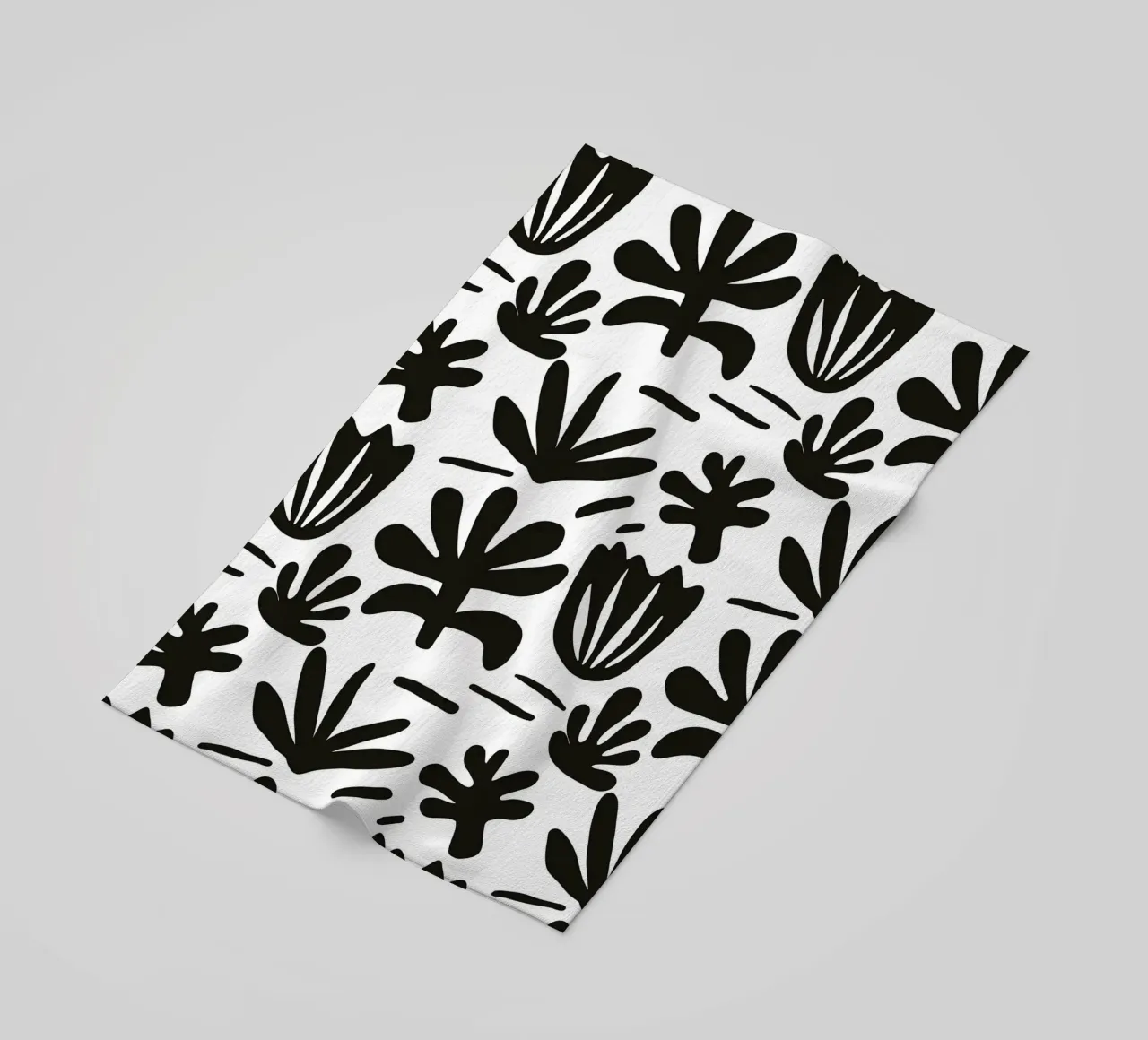 Blossom black and white telo mare da BAINAI