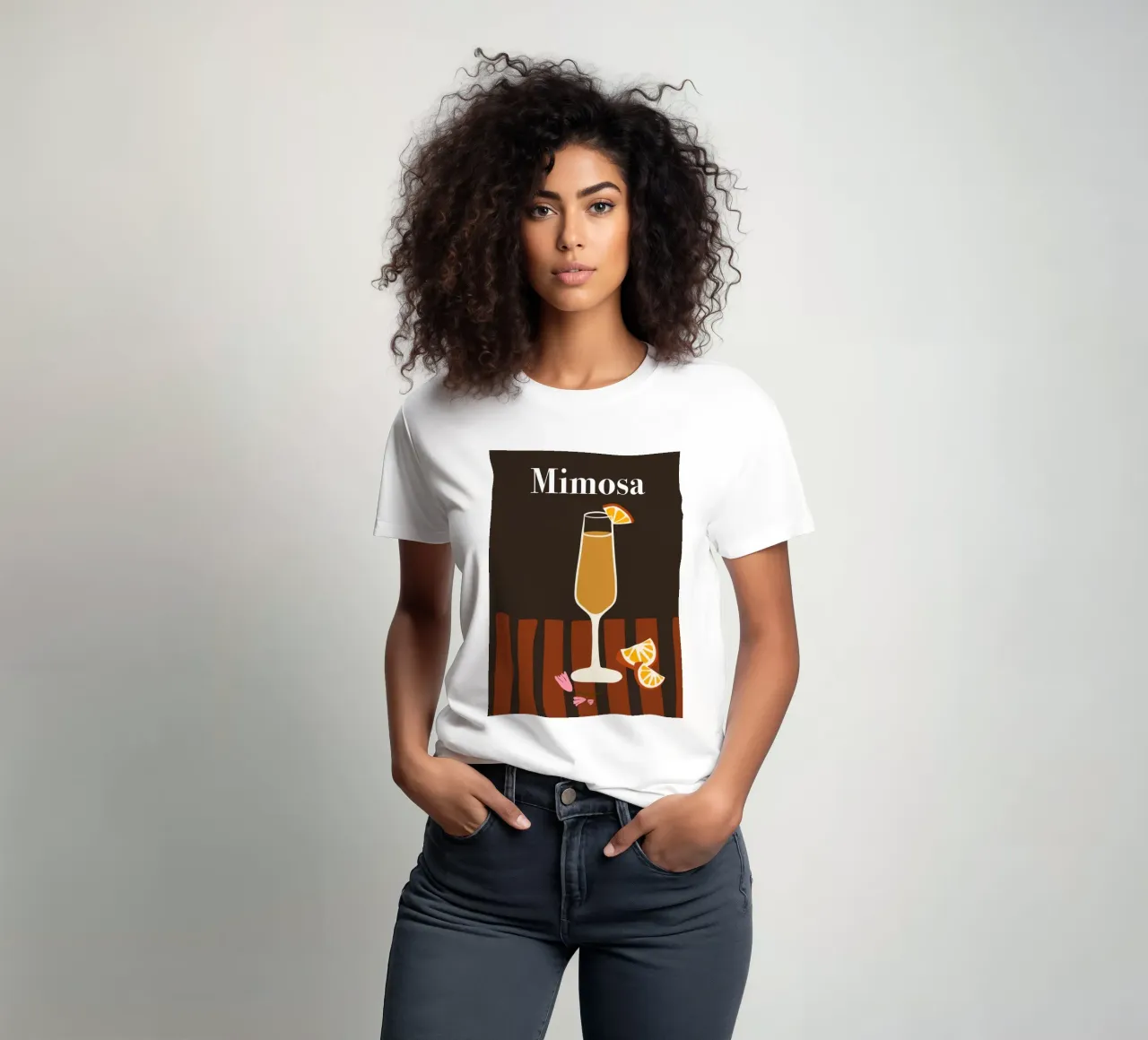Mimosa t-shirt da Miho Art Studio