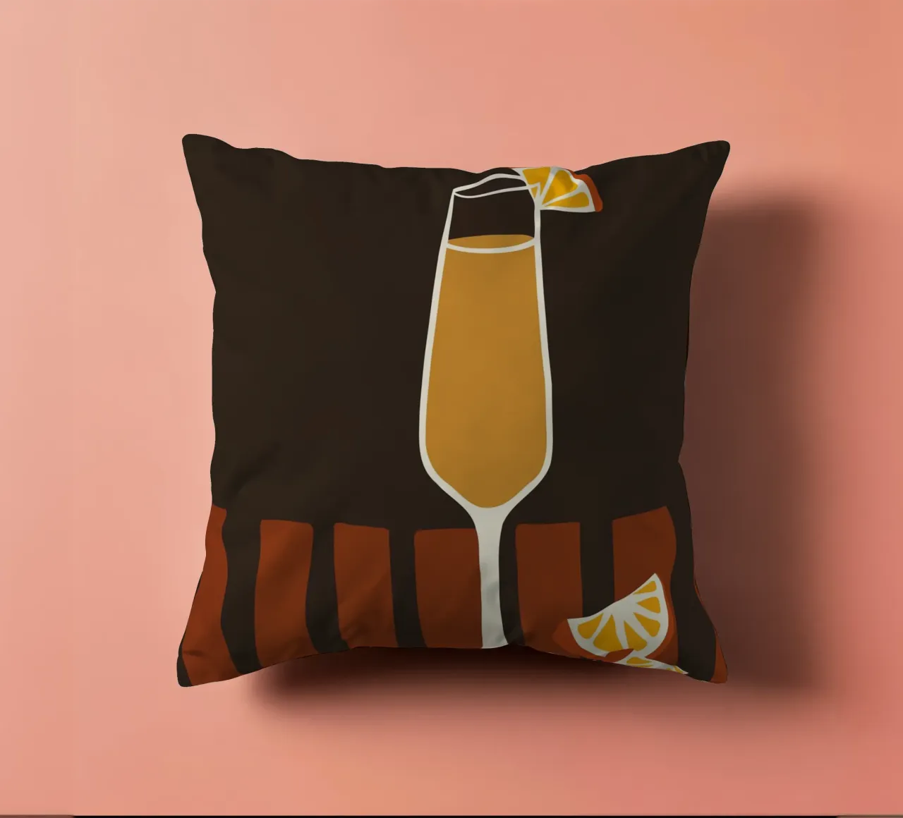 Mimosa cuscino da Miho Art Studio
