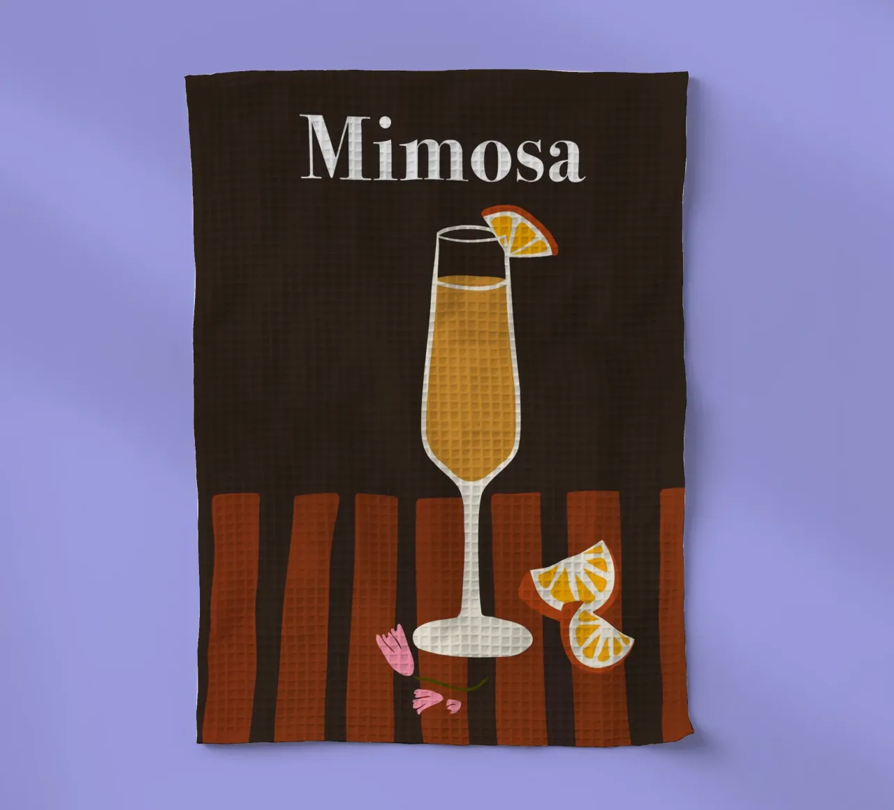 Mimosa canovaccio da cucina da Miho Art Studio