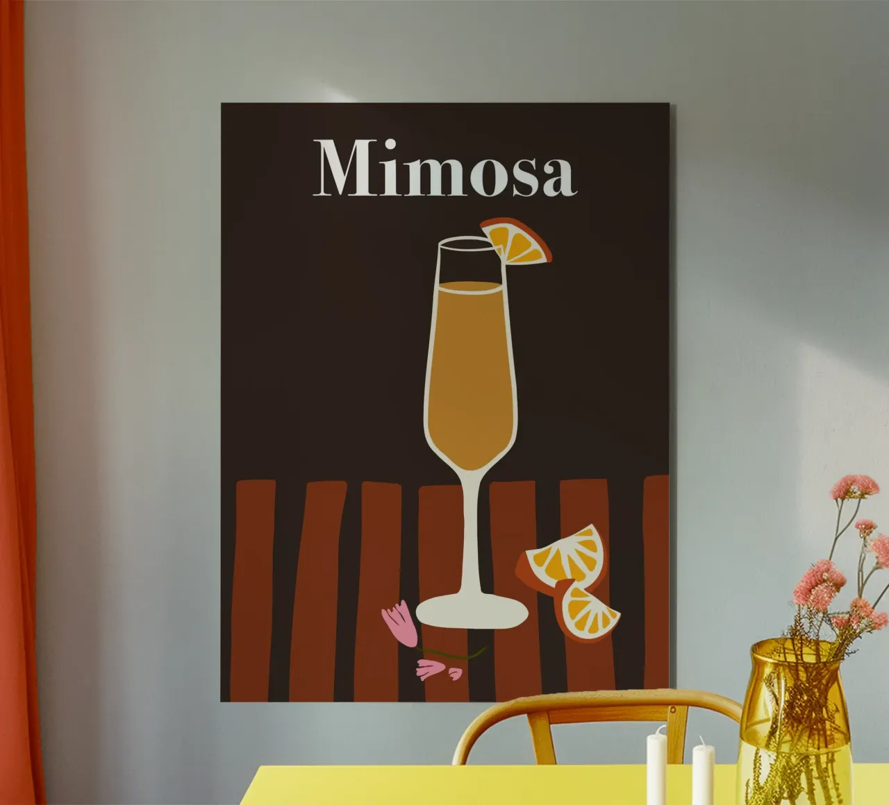 Mimosa alluminio dibond da Miho Art Studio