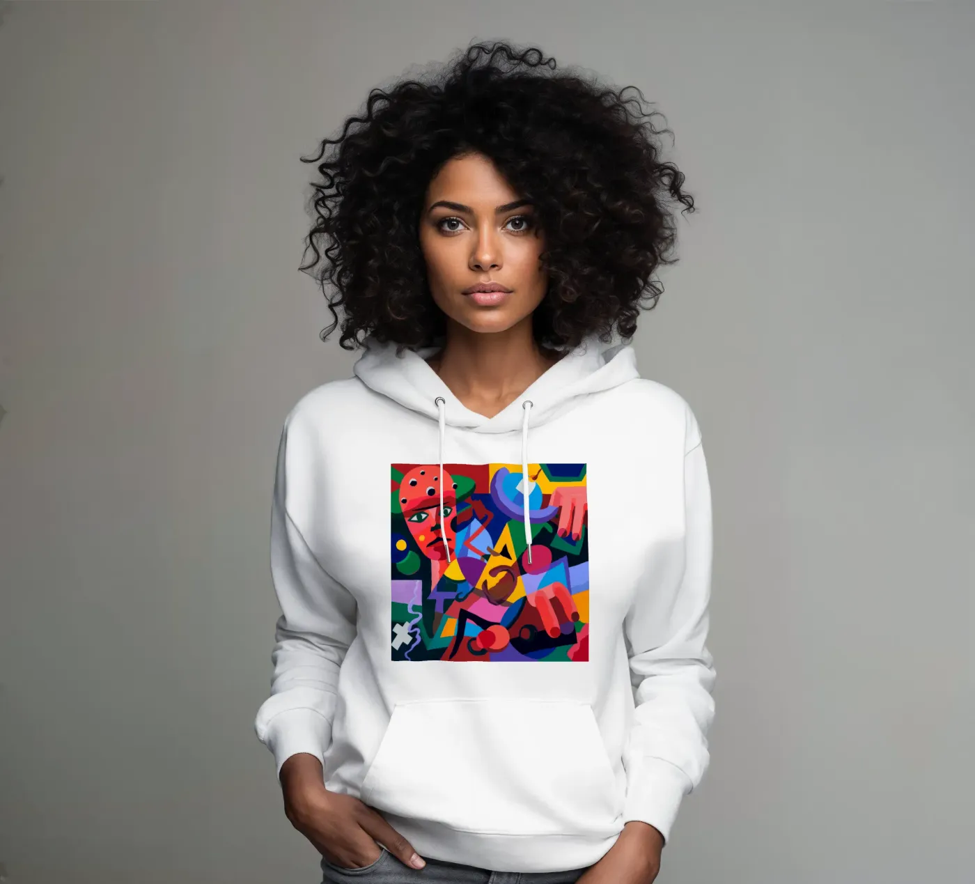 Abstract Forms hoodie by Monarco Virtuoso