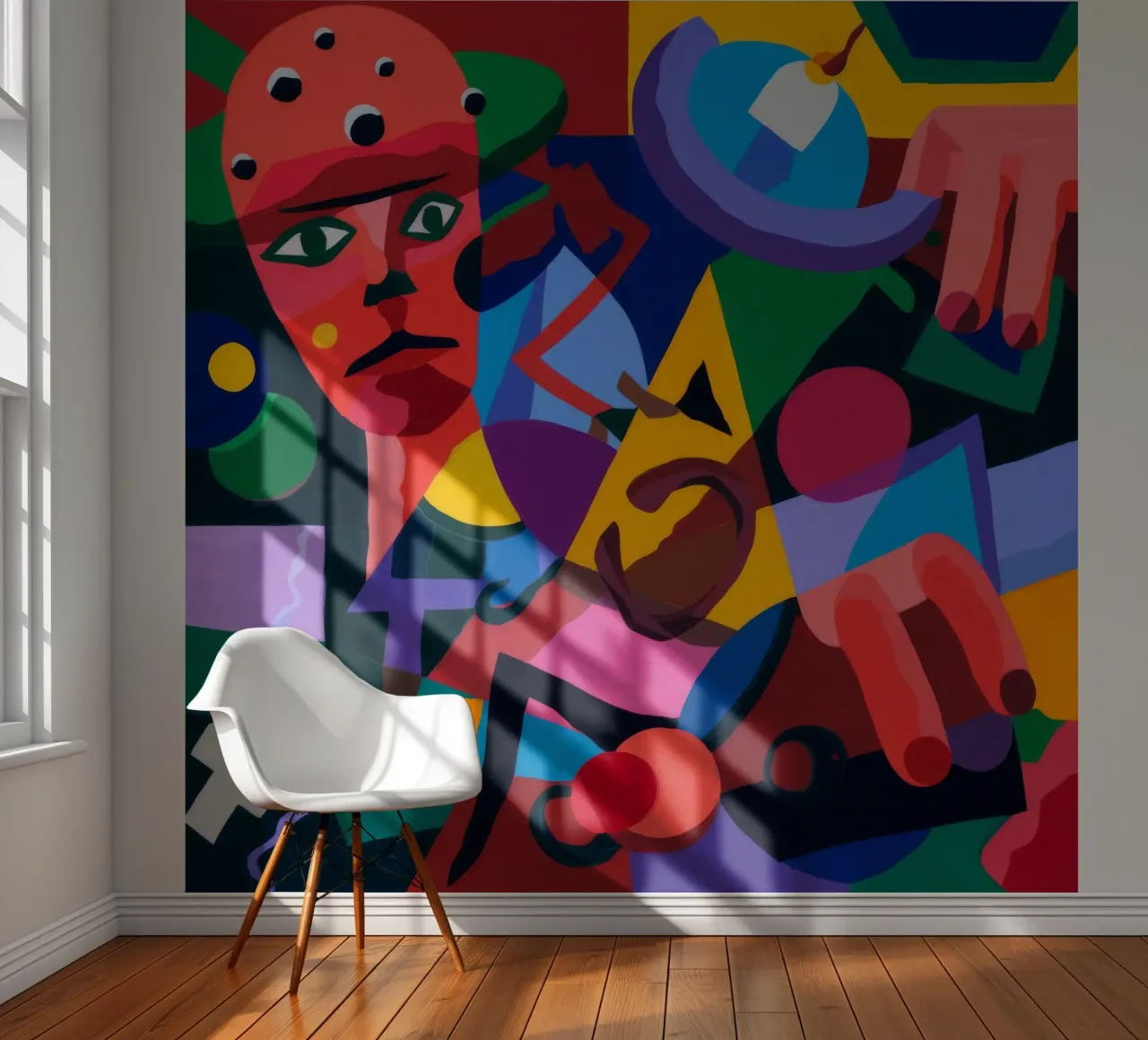 Abstracte vormen fotobehang van Monarco Virtuoso