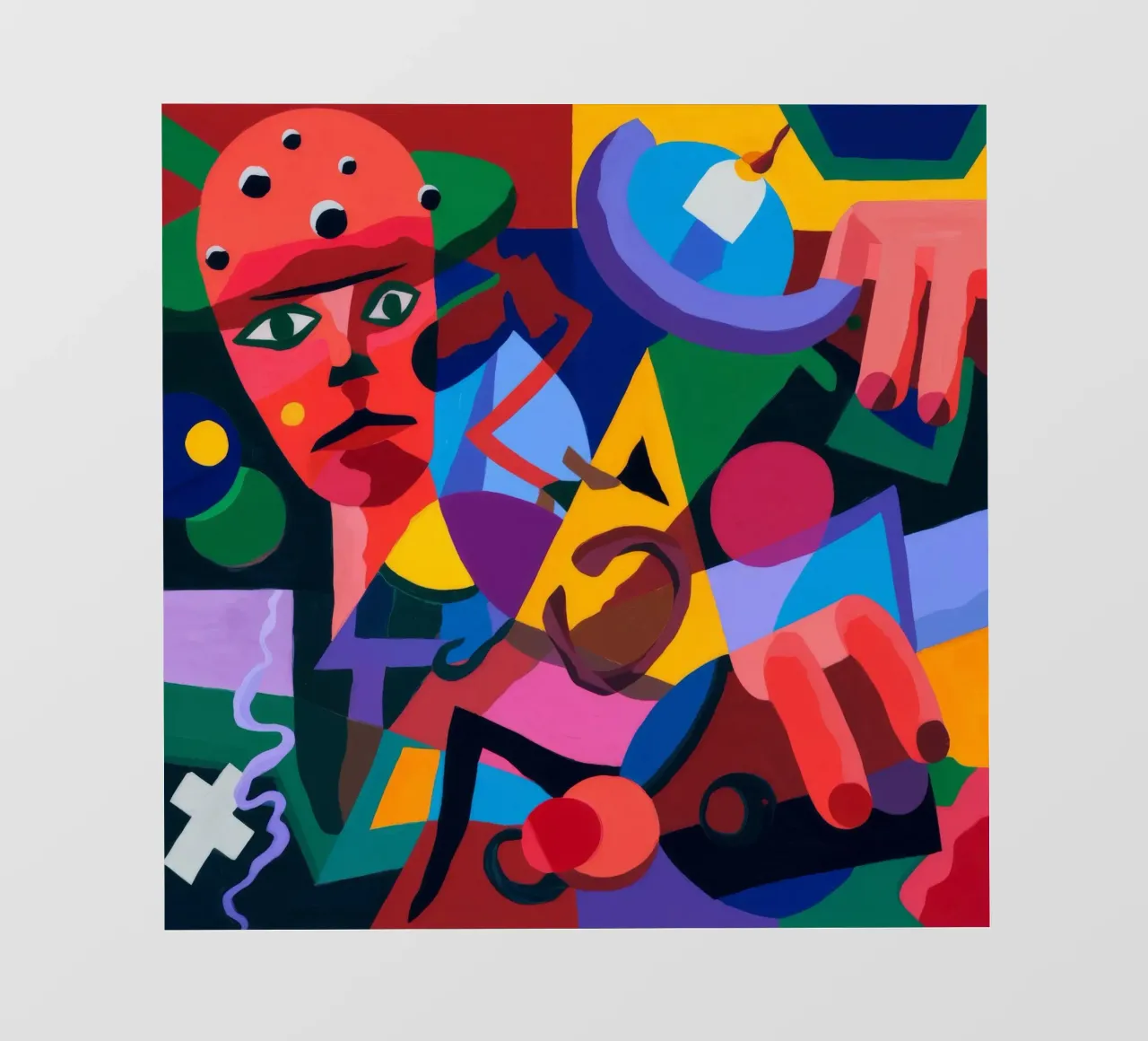 Abstracte vormen fotobehang van Monarco Virtuoso