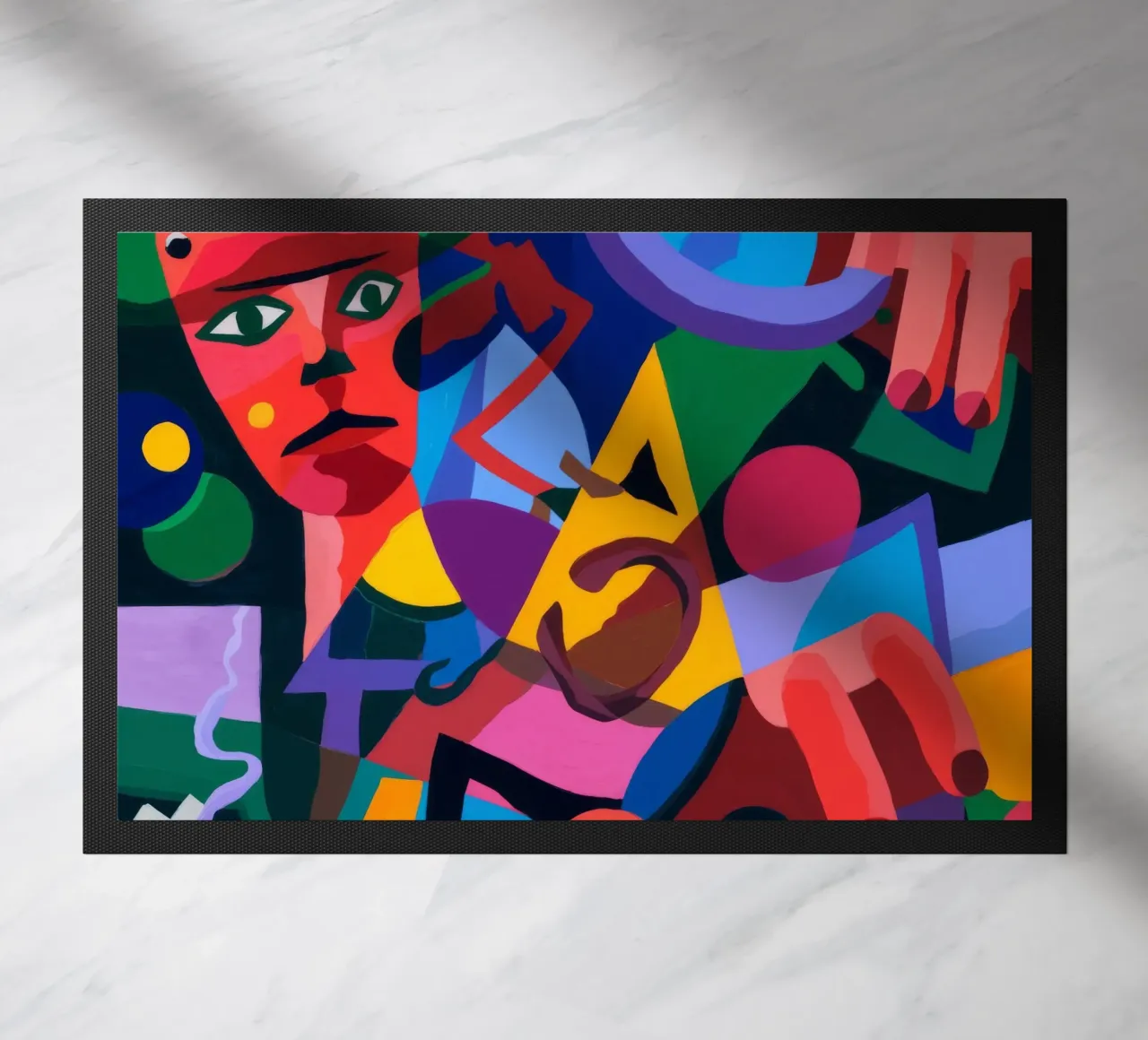 Abstract Forms doormat by Monarco Virtuoso