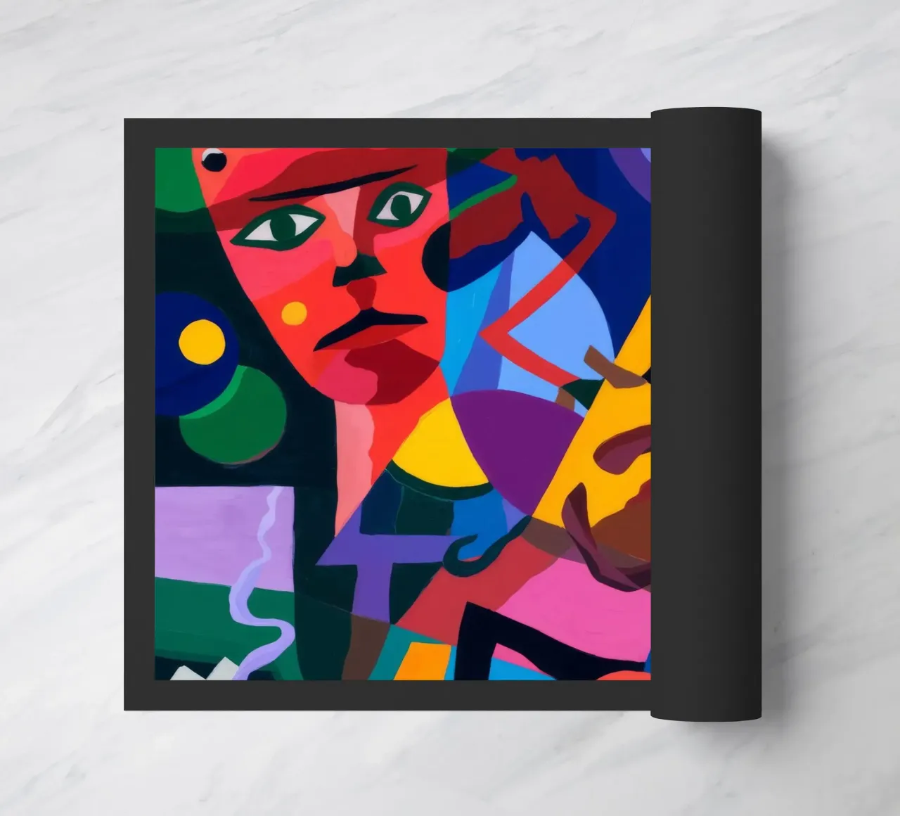 Abstract Forms doormat by Monarco Virtuoso