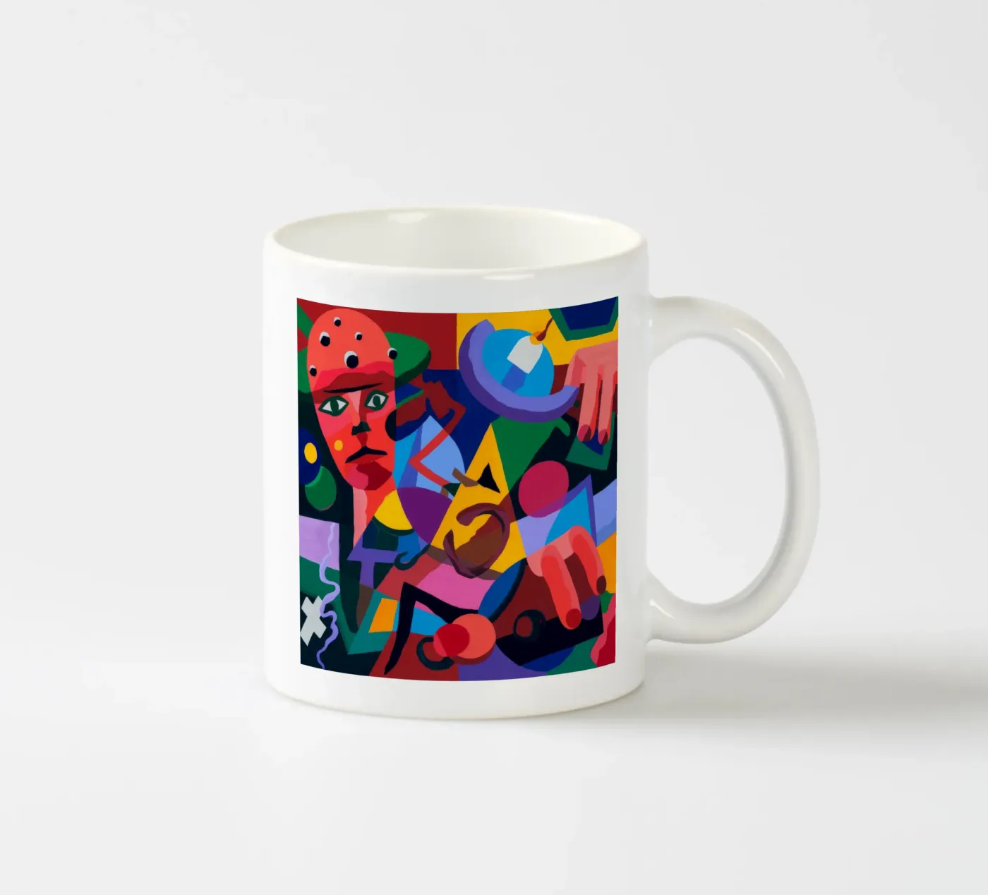 Abstract Forms ceramic mug by Monarco Virtuoso
