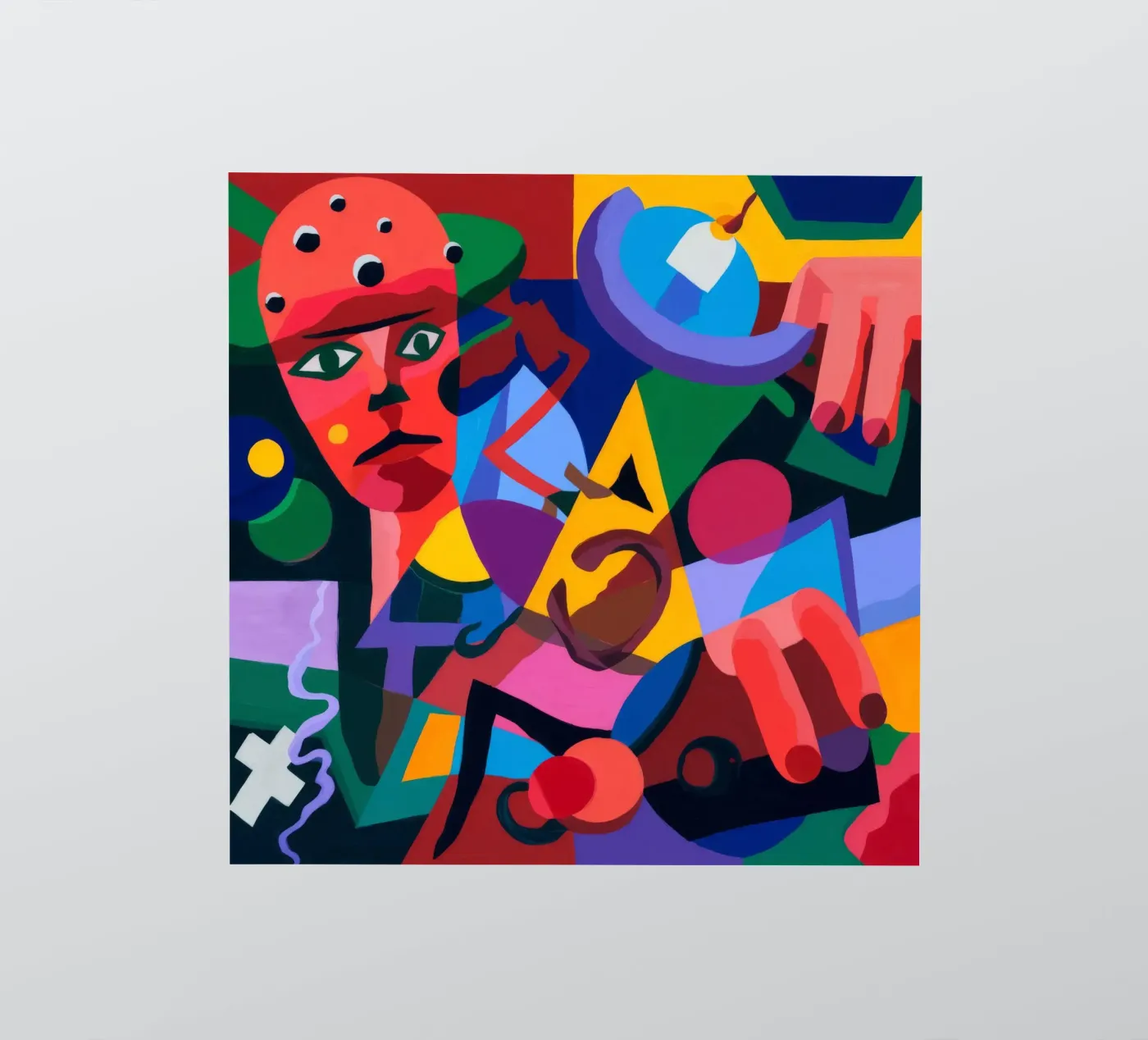 Abstract Forms sticker by Monarco Virtuoso