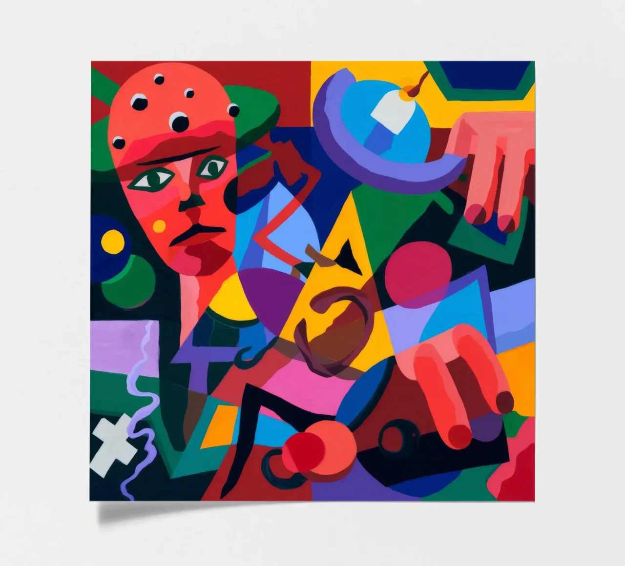 Abstract Forms sticker sheet by Monarco Virtuoso