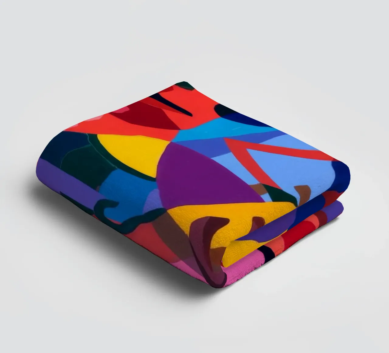 Abstracte vormen badhanddoek van Monarco Virtuoso