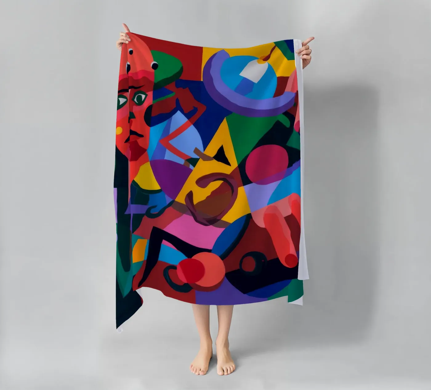 Abstrakte Formulare Strandtuch von Monarco Virtuoso