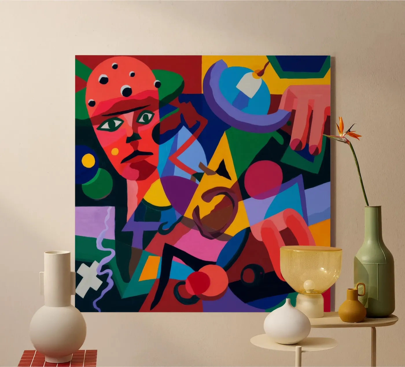 Abstrakte Formulare Acryl-Glas von Monarco Virtuoso